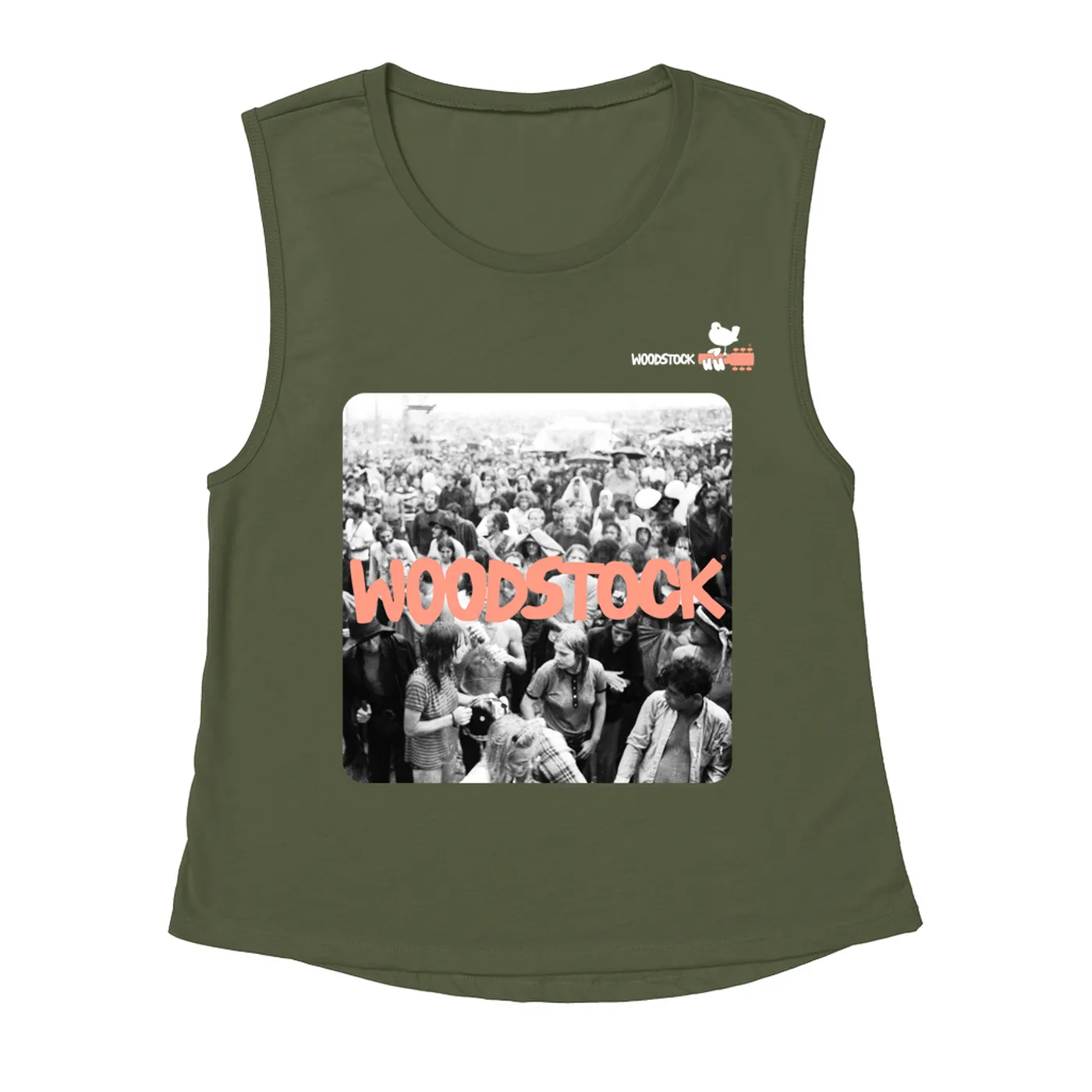 Woodstock Ladies' Muscle Tank Top | Festival Concert Photo Woodstock Shirt