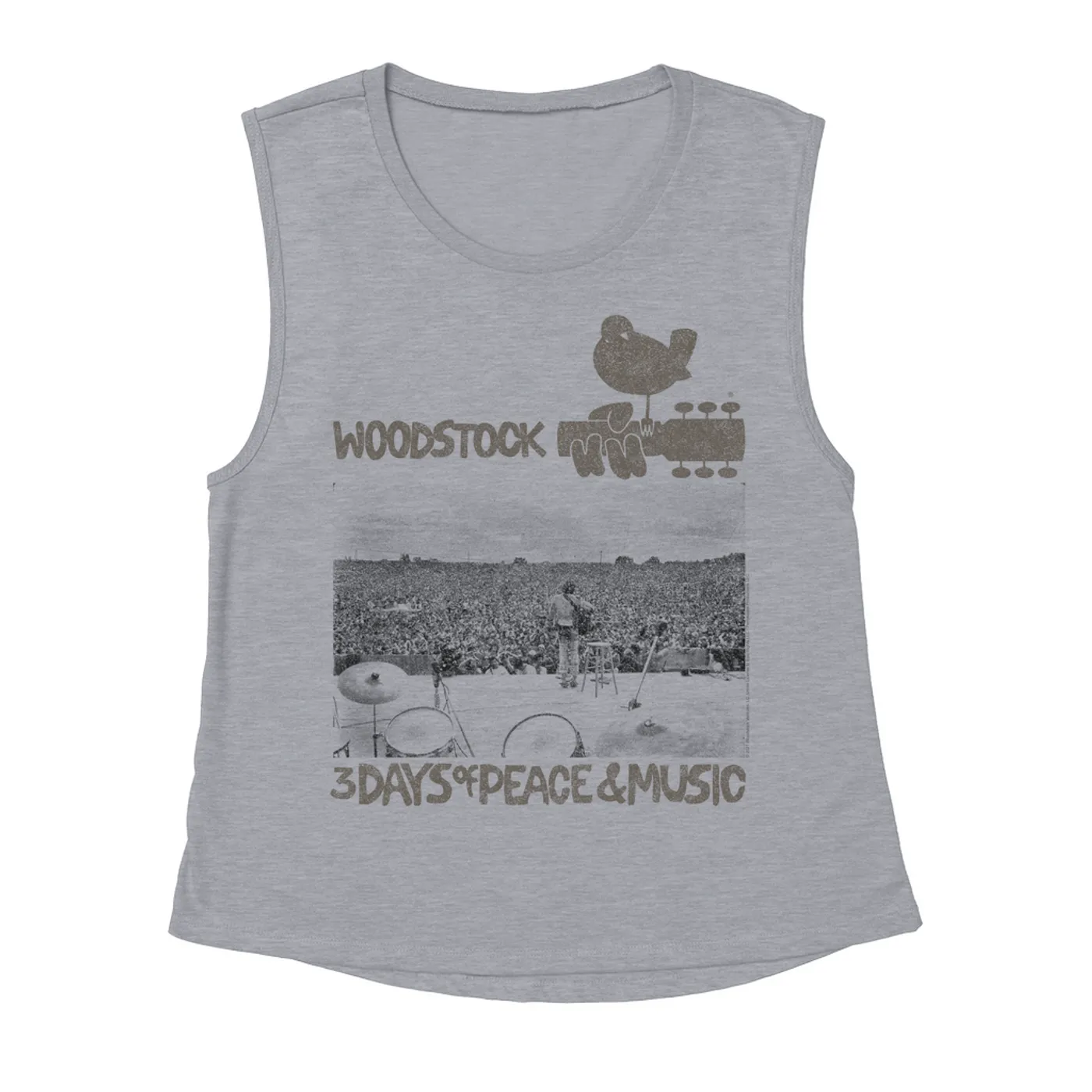 Woodstock Ladies' Muscle Tank Top | On Stage At Woodstock Woodstock Shirt