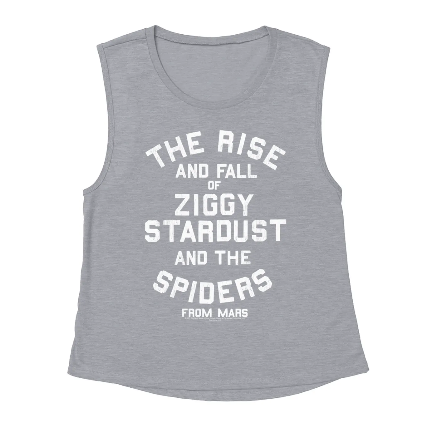 David Bowie Ladies' Muscle Tank Top | The Rise And Fall Of Ziggy Stardust David Bowie Shirt
