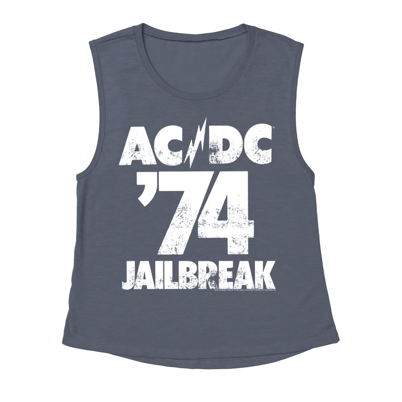 AC/DC Ladies' Muscle Tank Top | Jailbreak 1974 ACDC Shirt