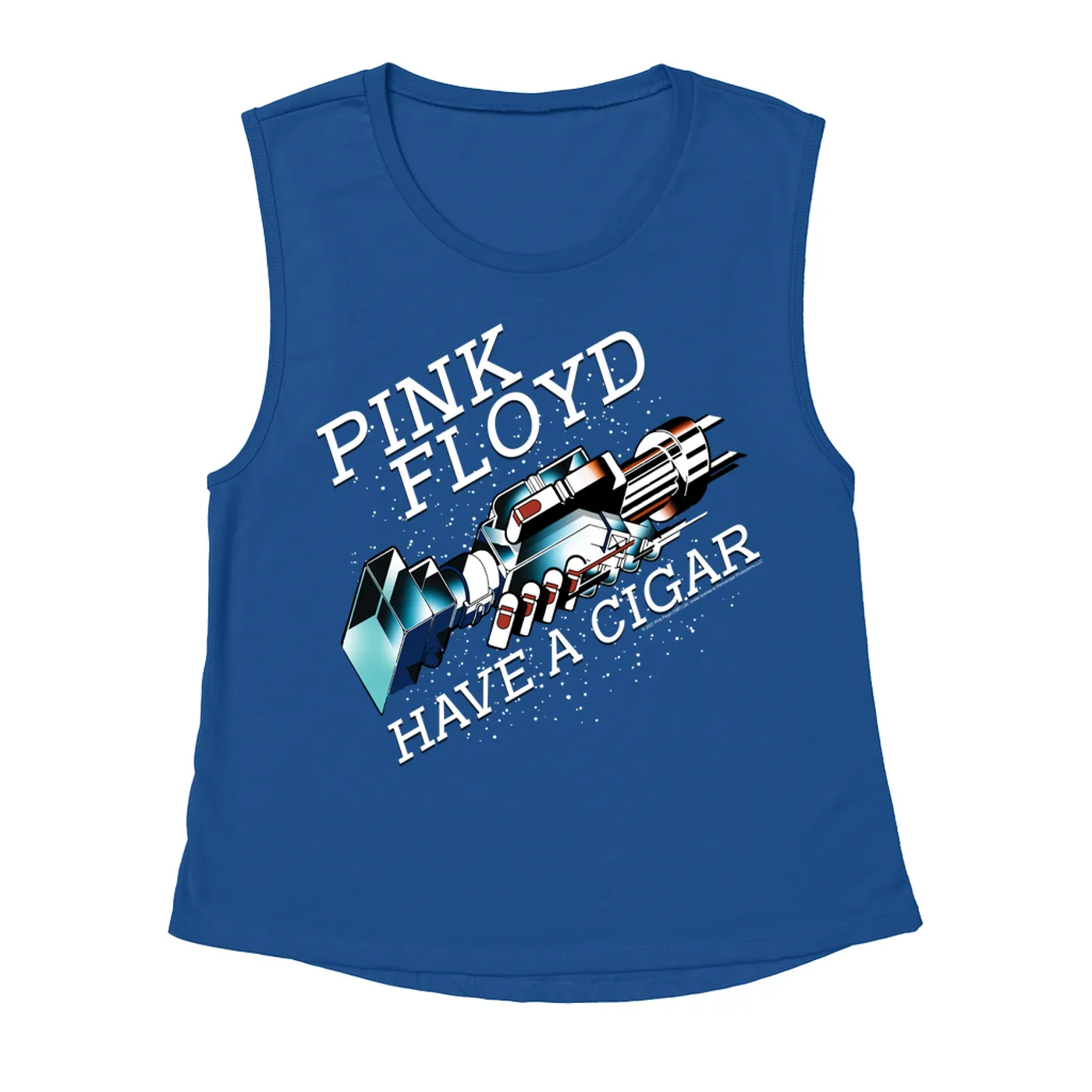 Pink Floyd Ladies' Muscle Tank Top | Have A Cigar Color Album Art Design Pink Floyd Shirt