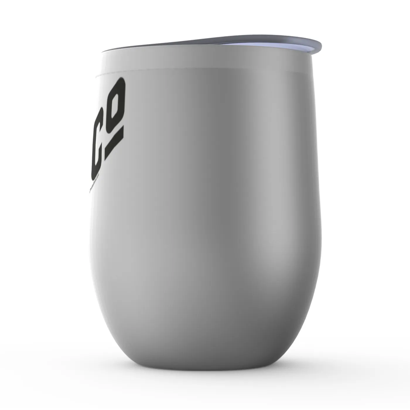 Bad Company Wine Tumbler | Classic Bad Company Logo Black Bad Company Stemless Wine Tumbler (Merchbar Exclusive)