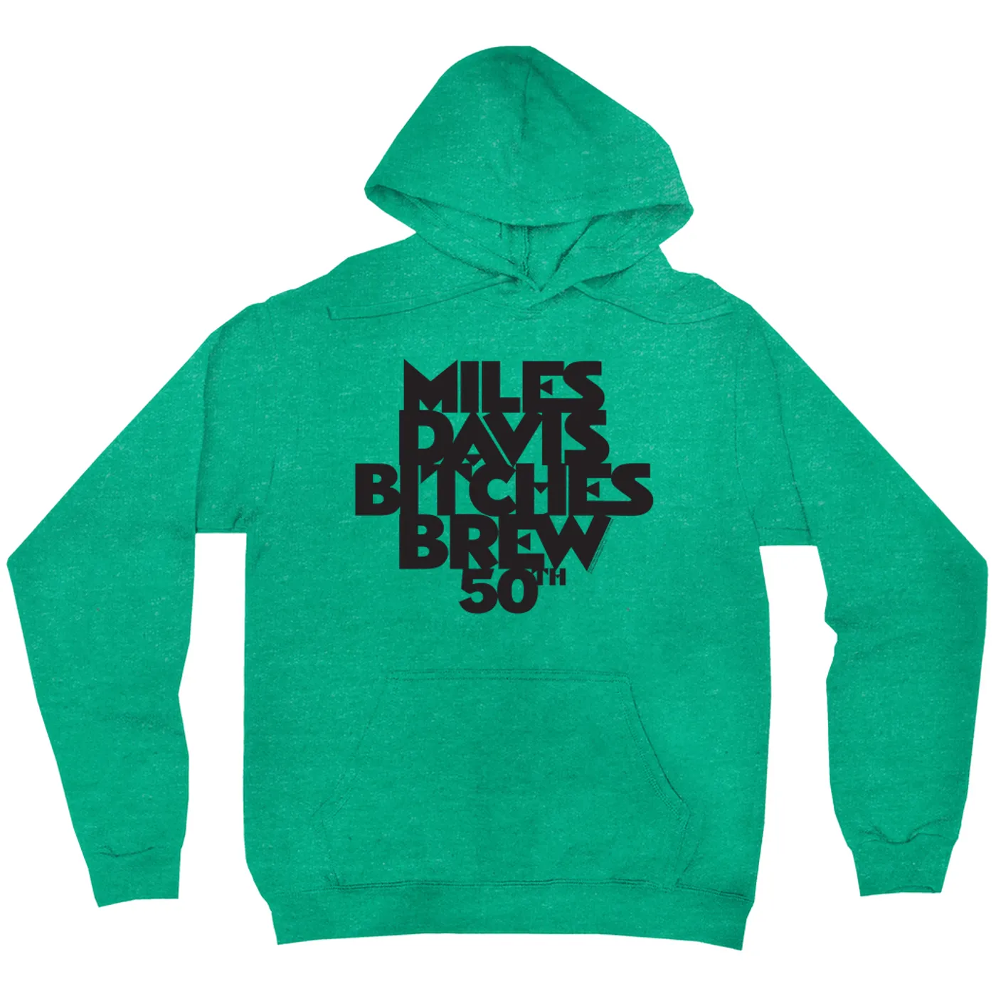 Miles Davis Hoodie | 50th Anniversary Bitches Brew Logo Black Miles Davis Hoodie