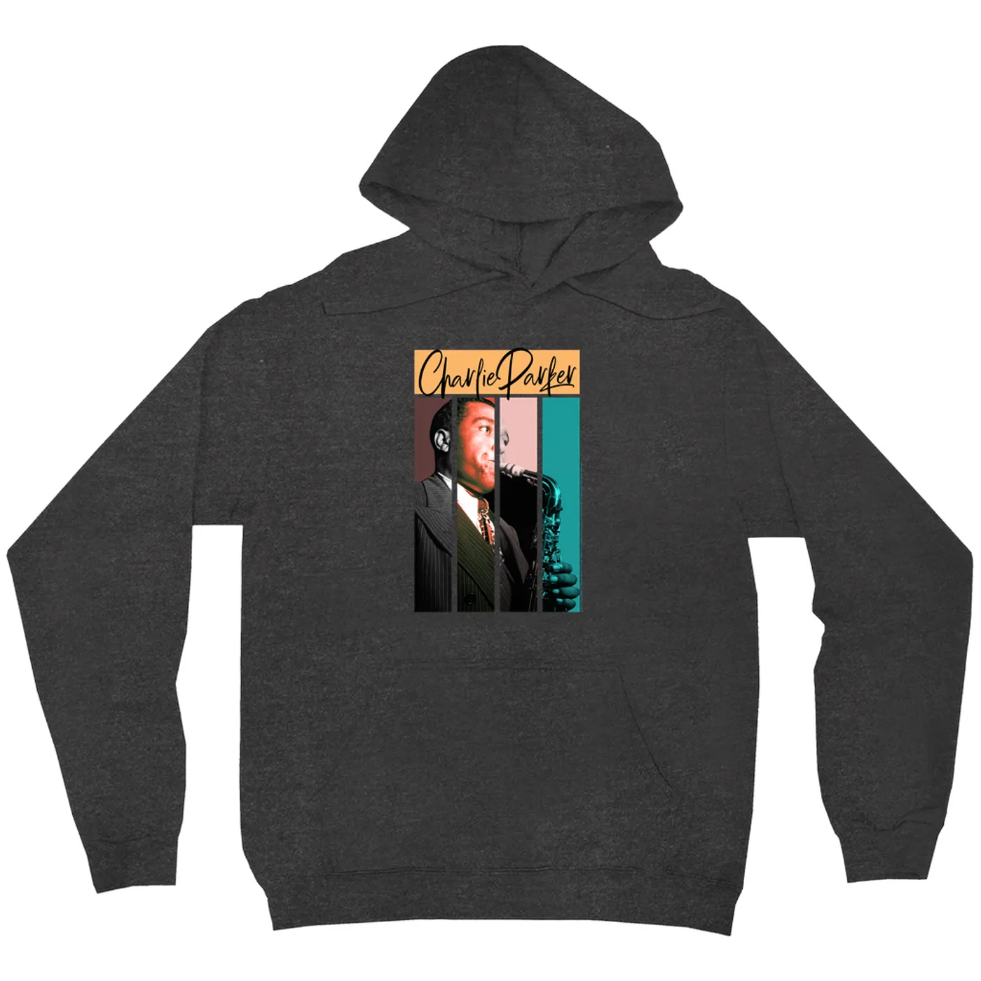 Charlie Parker Hoodie | Multi-Color Charlie Photo Design Charlie Parker Hoodie
