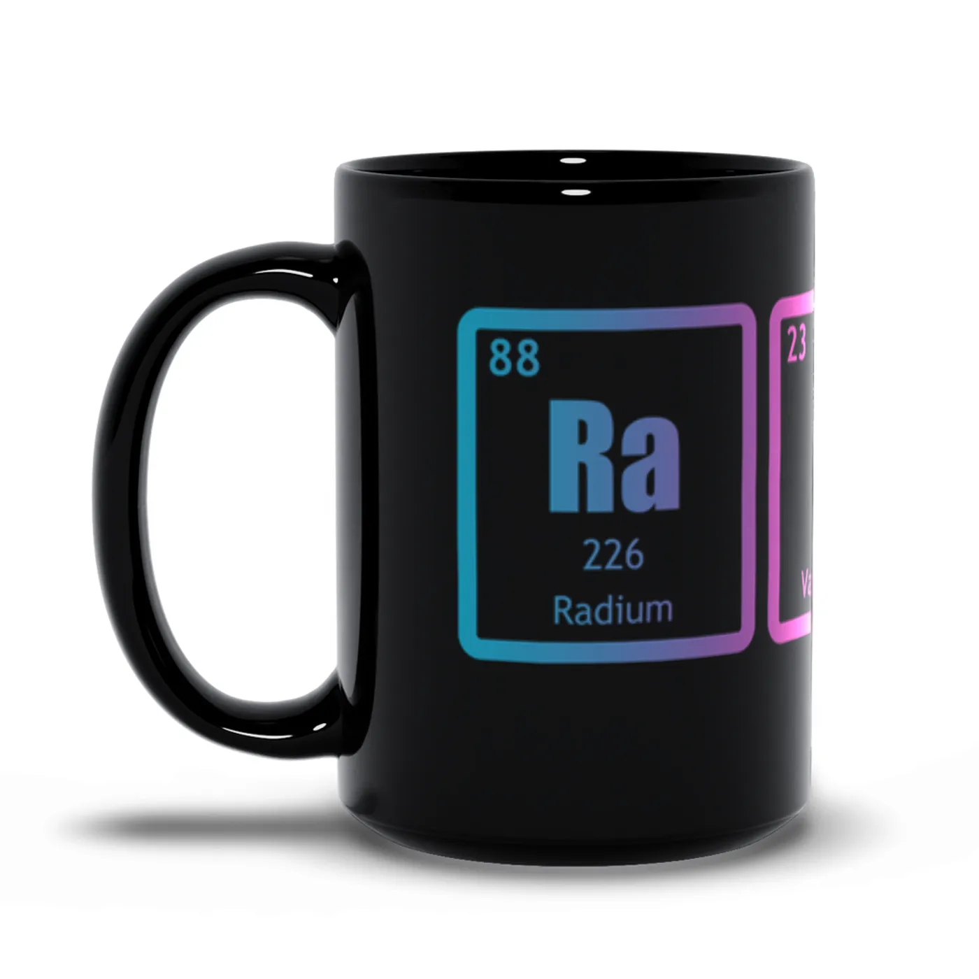 Merchbar Music Life Mug | Raver Periodic Table Ombre Design
