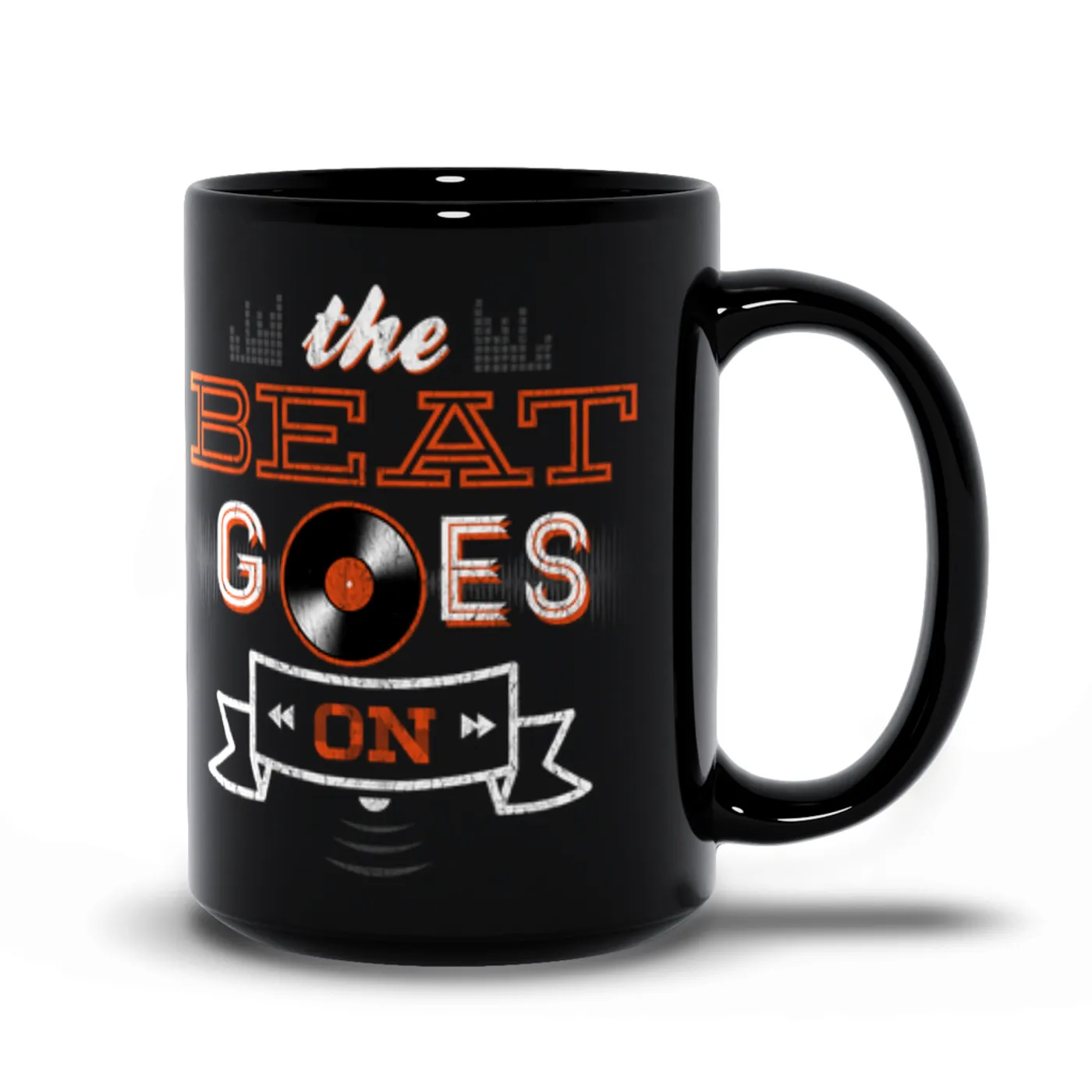 Merchbar Music Life Mug | The Beat Goes On Merchbar Music Life Mug