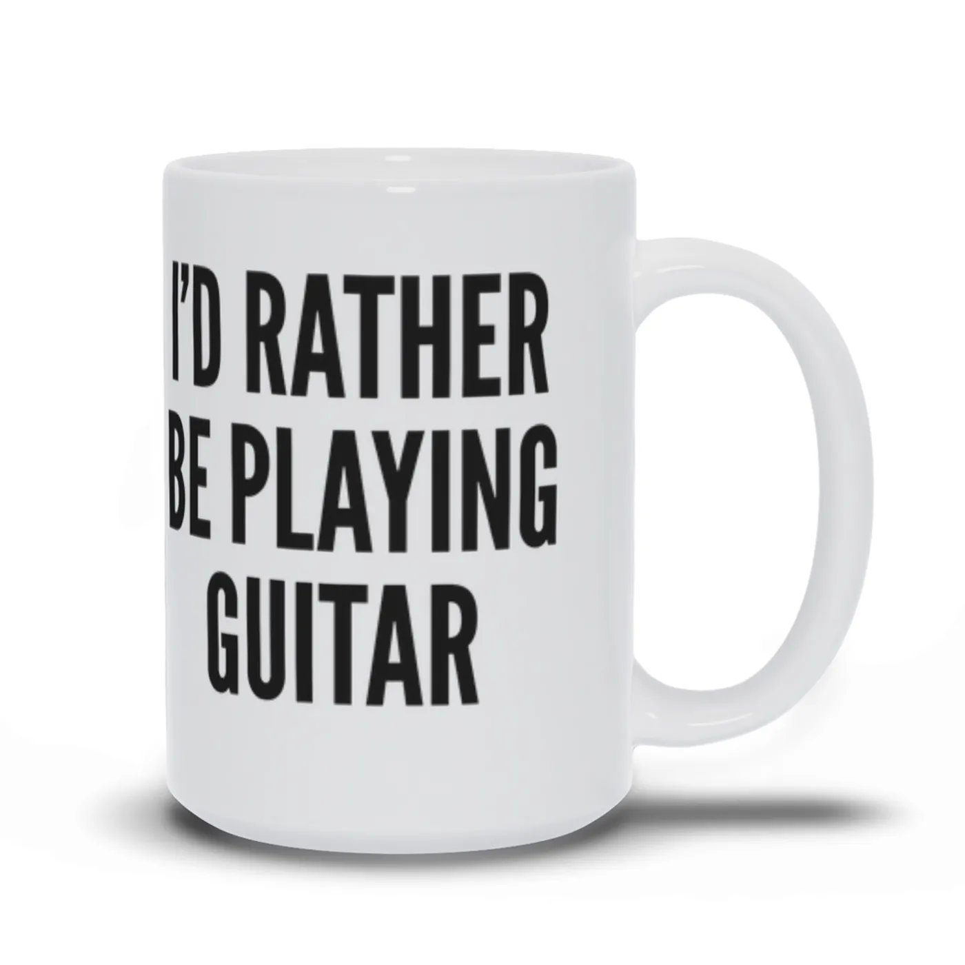 Merchbar Music Life Mug | I'd Rather Be Playing Guitar Merchbar Music Life Mug |