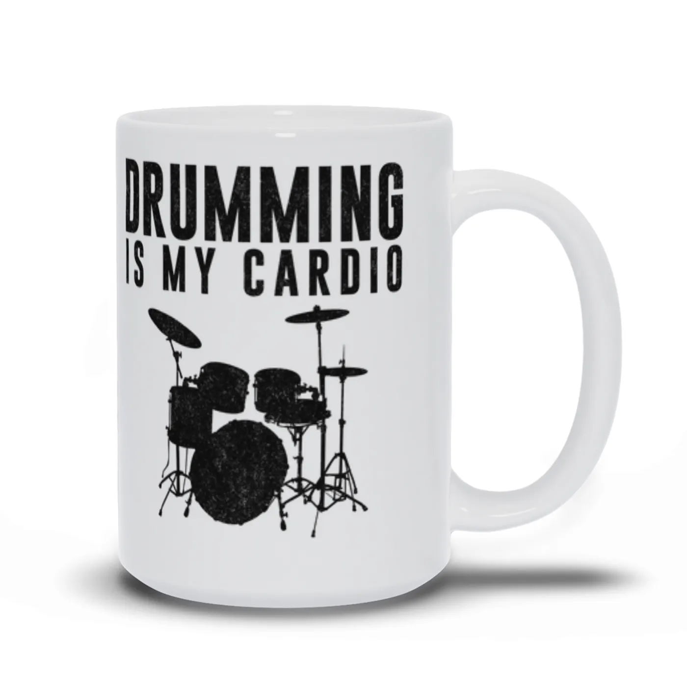 Merchbar Music Life Mug | Drumming Is My Cardio Merchbar Music Life Mug