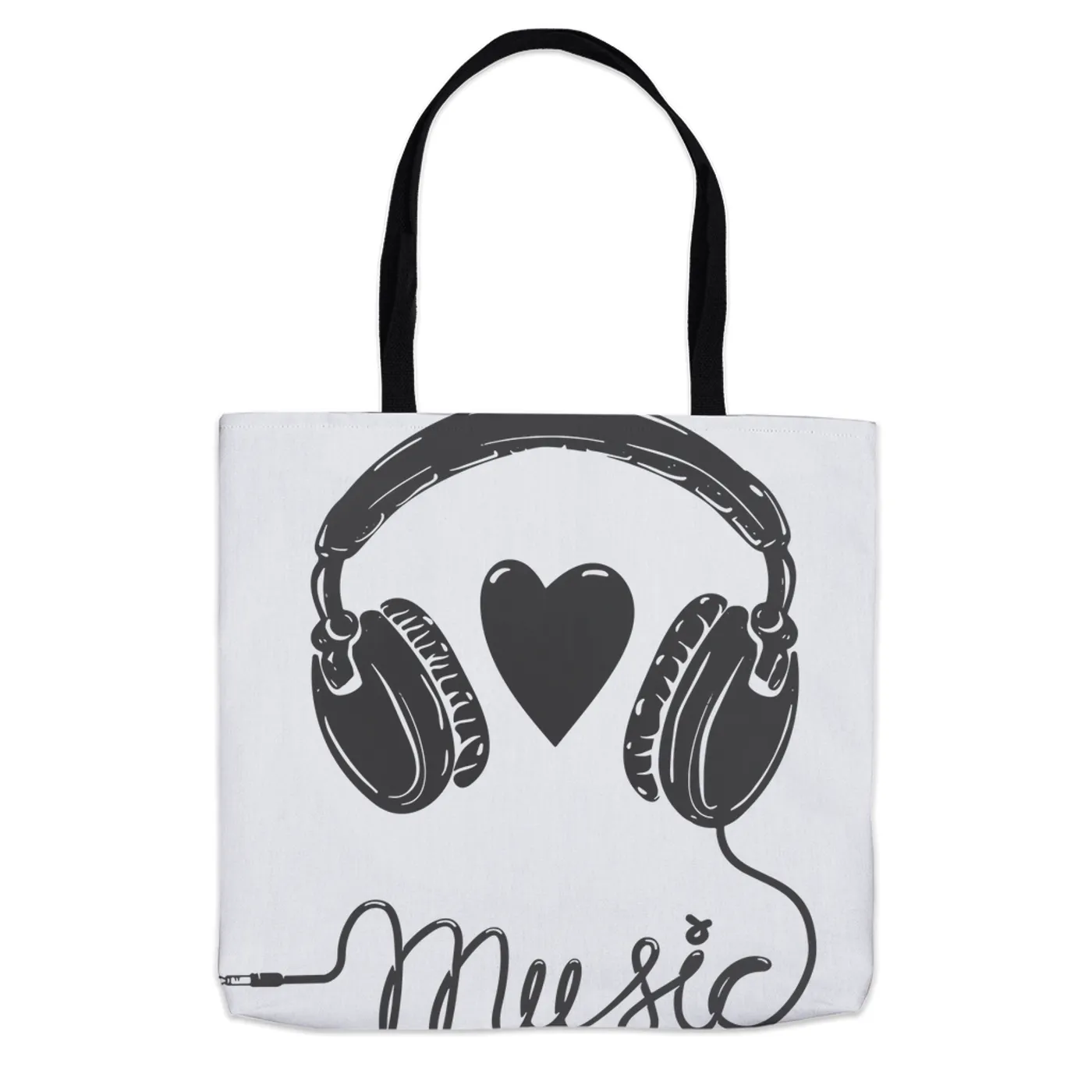 Merchbar Music Life Tote Bag | I Heart Music Merchbar Music Life Tote