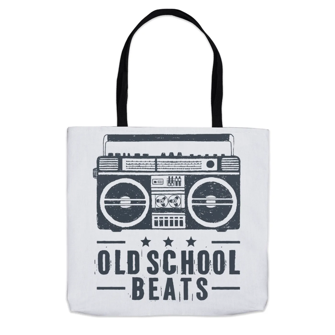Merchbar Music Life Tote Bag | Old School Beats Merchbar Music Life Tote