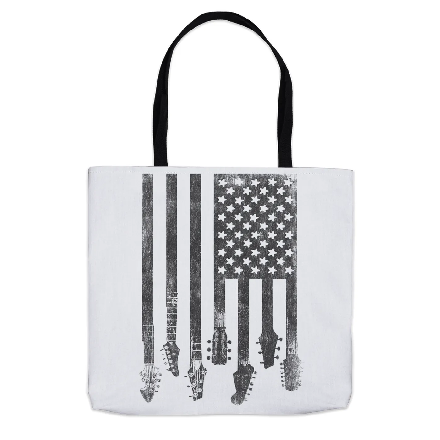 Merchbar Music Life Tote Bag | Flag Guitar Merchbar Music Life Tote