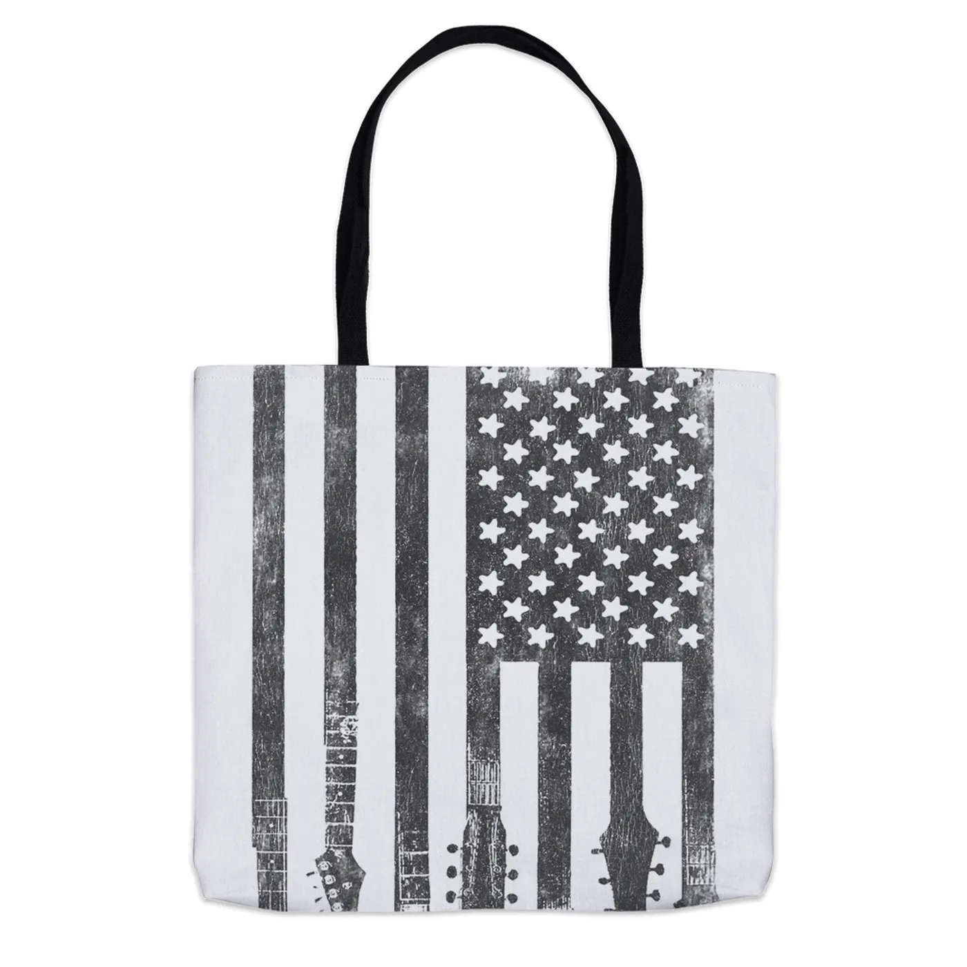 Merchbar Music Life Tote Bag | Flag Guitar Merchbar Music Life Tote