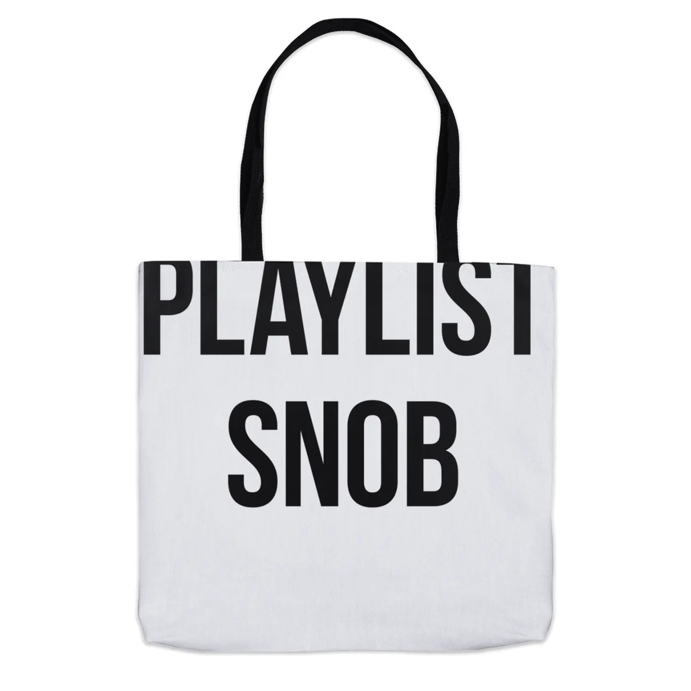 Merchbar Music Life Tote Bag | Playlist Snob Merchbar Music Life Tote