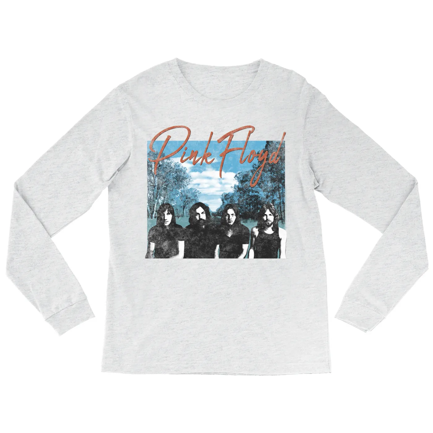 Pink Floyd Long Sleeve Shirt | Band Wilderness Design Distressed Pink Floyd Shirt