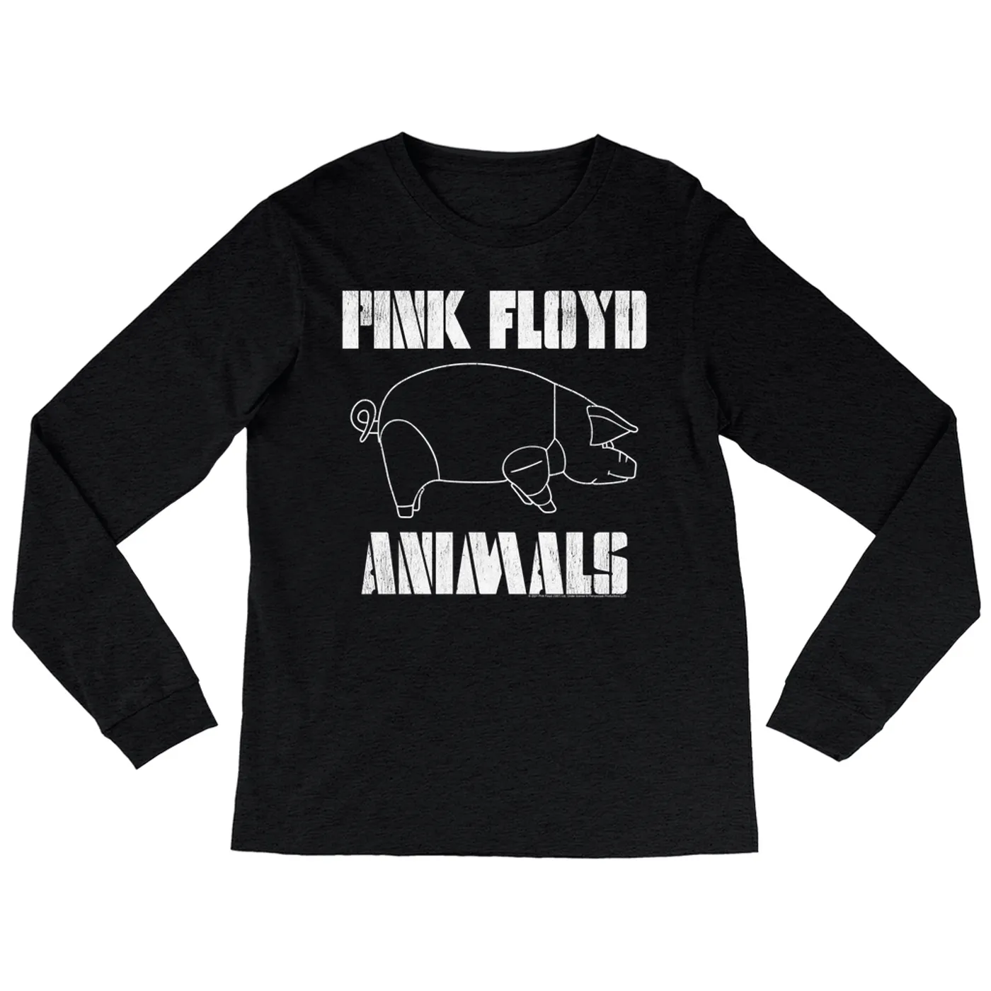 Pink Floyd Long Sleeve Shirt | David Gilmour's Animals Concert Design Pink Floyd Shirt (Merchbar Exclusive)