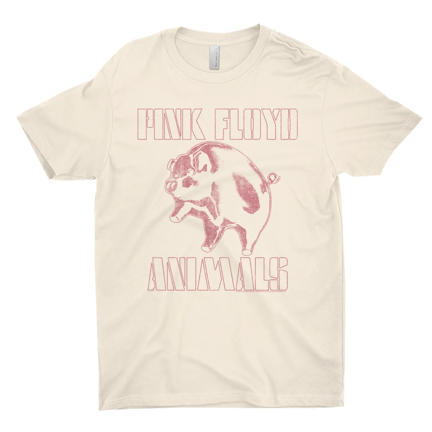 Pink Floyd T-Shirt | Pink Distressed 1978 NYC In The Flesh Concert Pink Floyd Shirt