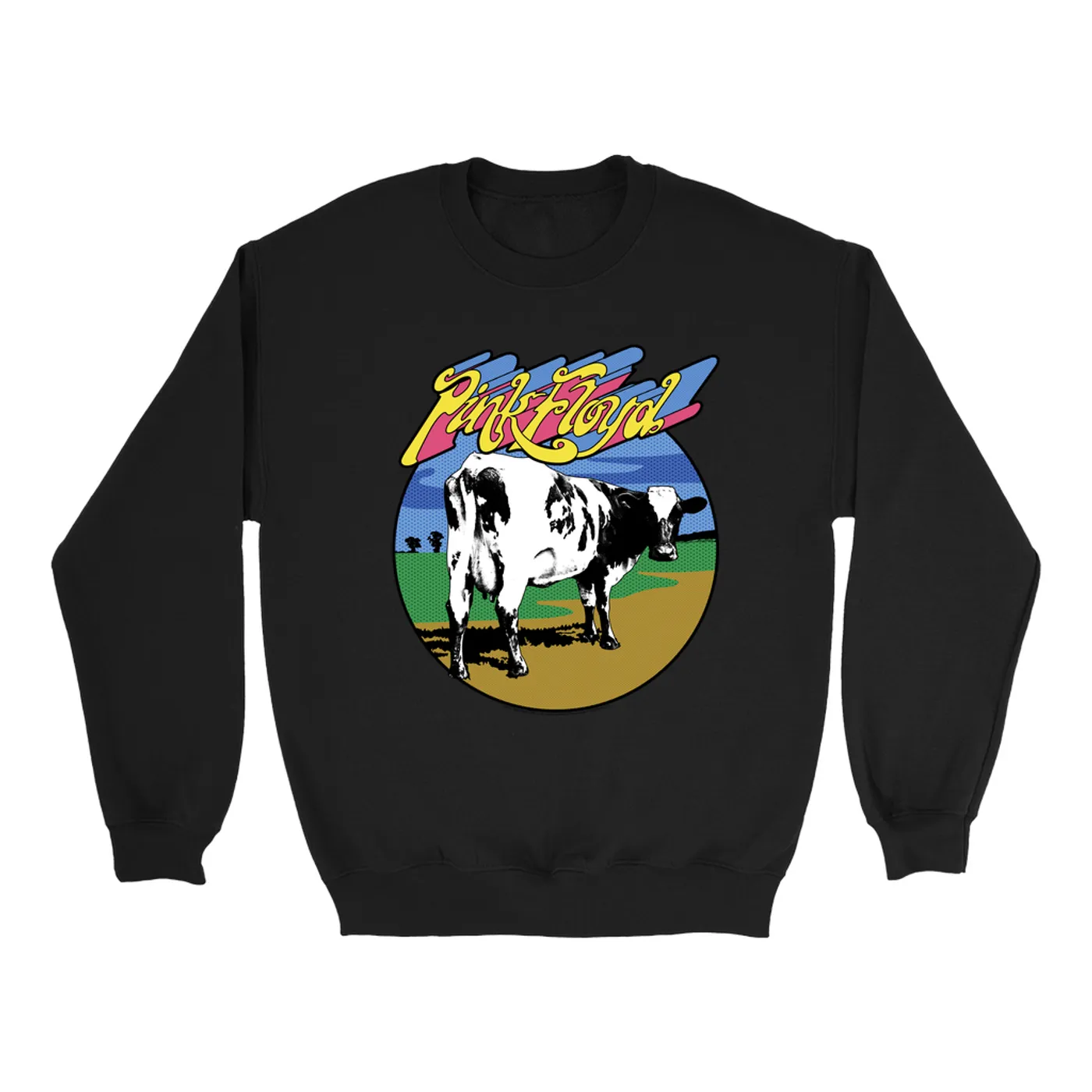 Pink Floyd Sweatshirt | POP Art Atom Heart Mother Design Pink Floyd Sweatshirt