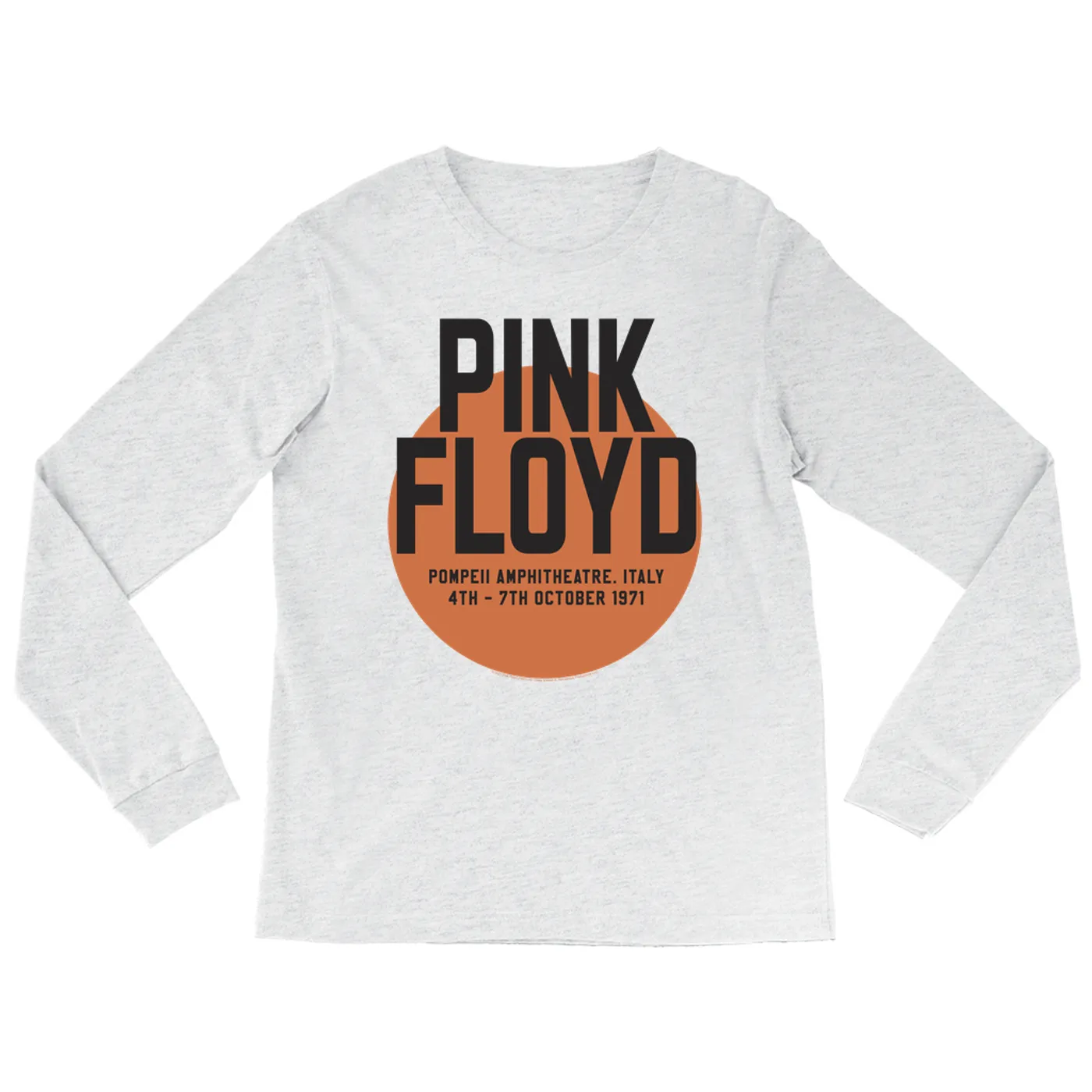 Pink Floyd Long Sleeve Shirt | Pompeii 1971 Concert Poster Pink Floyd Shirt