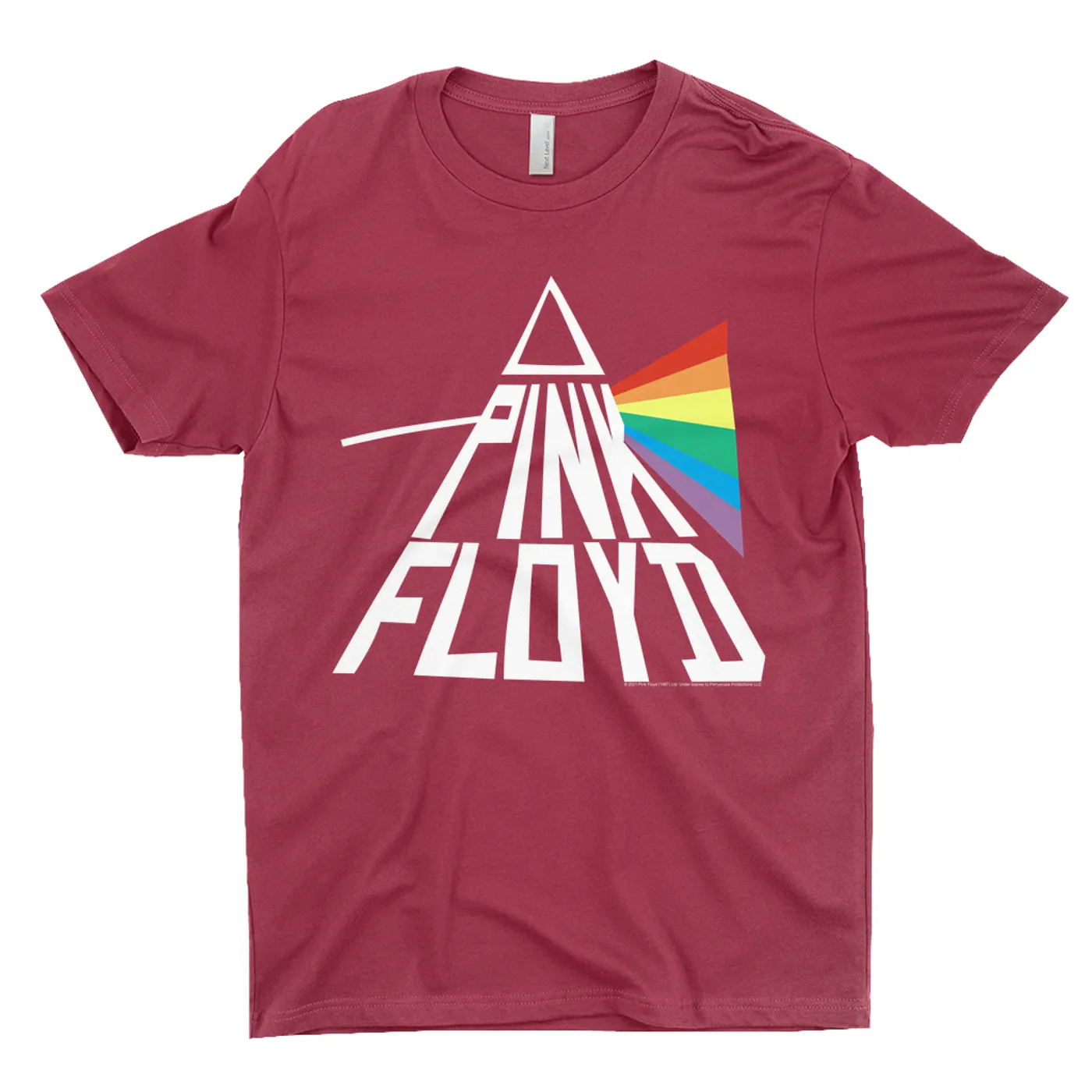 Pink Floyd T-Shirt | Dark Side Of The Moon Modern Prism Pink Floyd Shirt