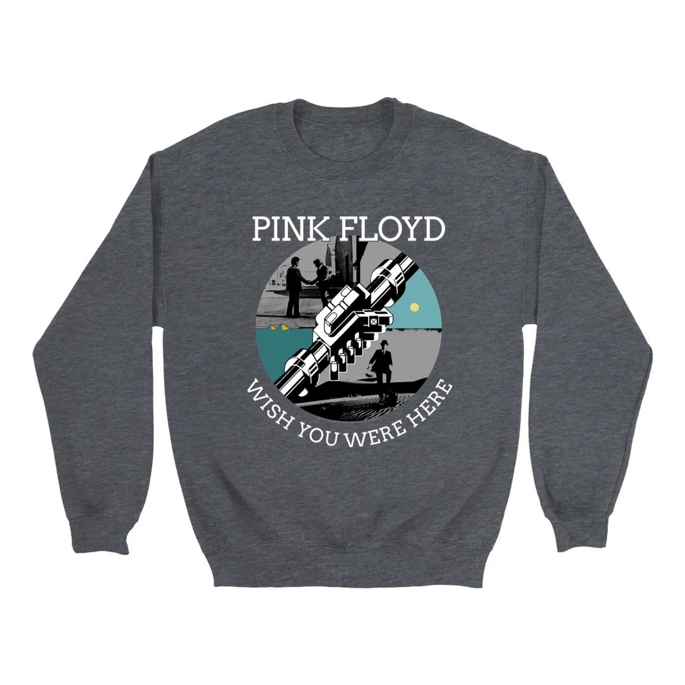 Pink Floyd Sweatshirt | Wish You Were Here Album Collage Pink Floyd Sweatshirt