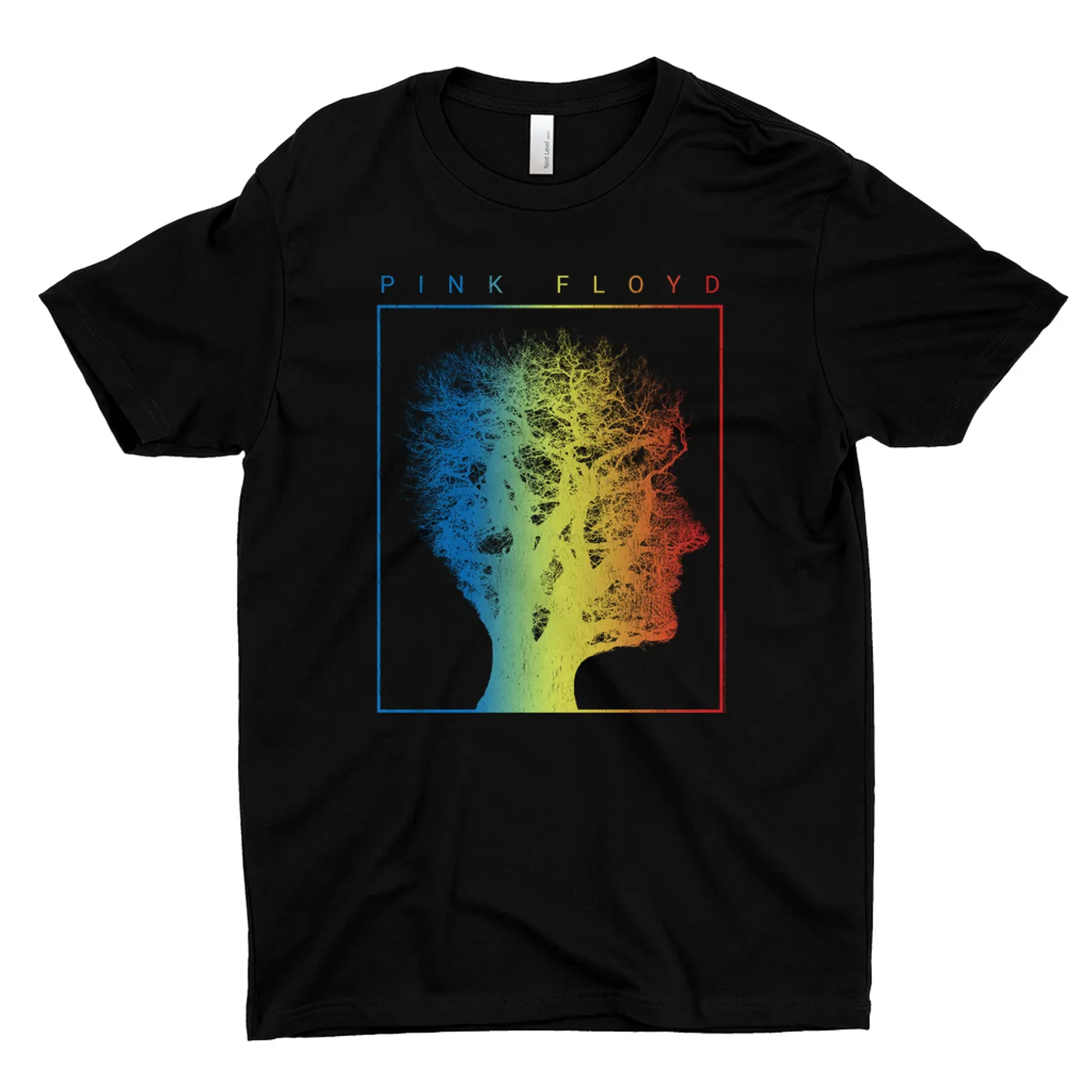 Pink Floyd T-Shirt | Tree Of Half Life Ombre Rainbow Image Pink Floyd Shirt (Merchbar Exclusive)