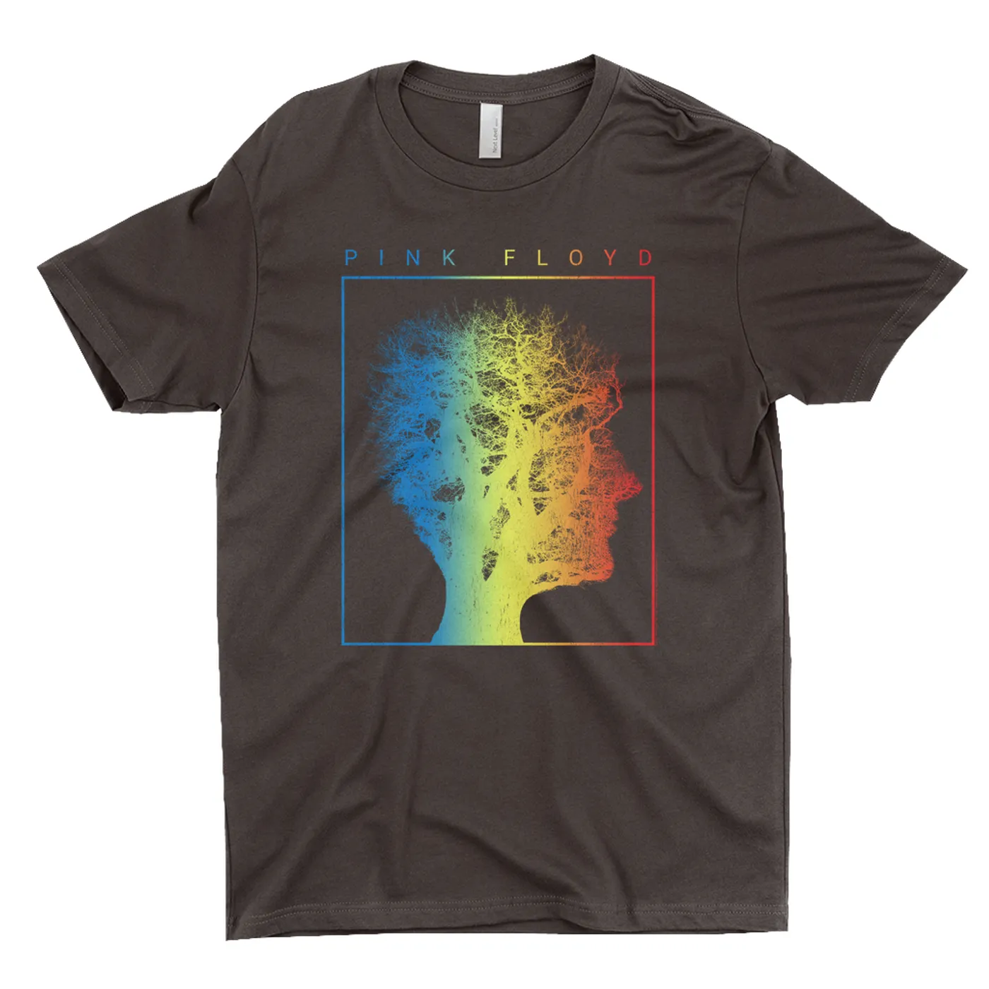 Pink Floyd T-Shirt | Tree Of Half Life Ombre Rainbow Image Pink Floyd Shirt (Merchbar Exclusive)