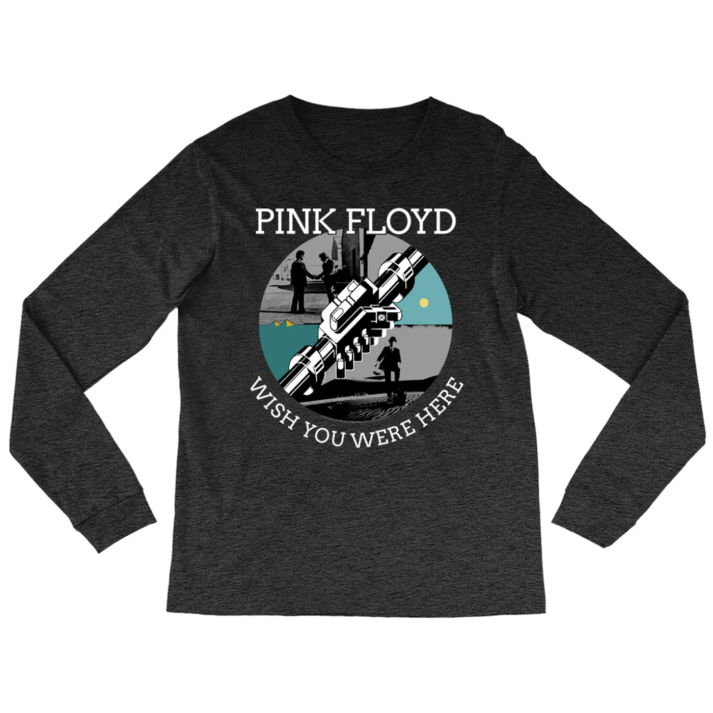 Pink Floyd Long Sleeve | Wish You Were Here Album Collage Pink Floyd Long Sleeve