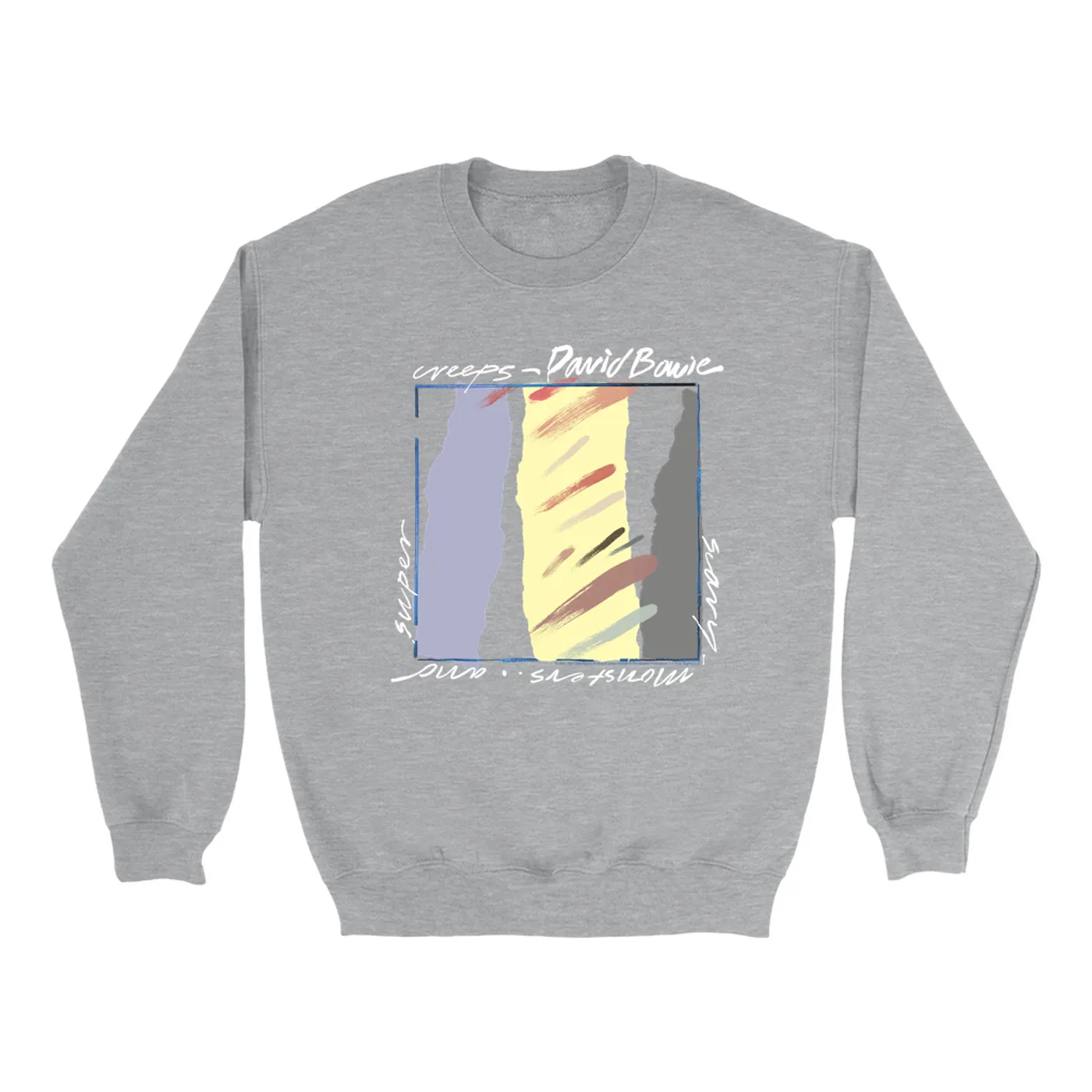 David Bowie Sweatshirt | Scary Monsters Album Image David Bowie Sweatshirt