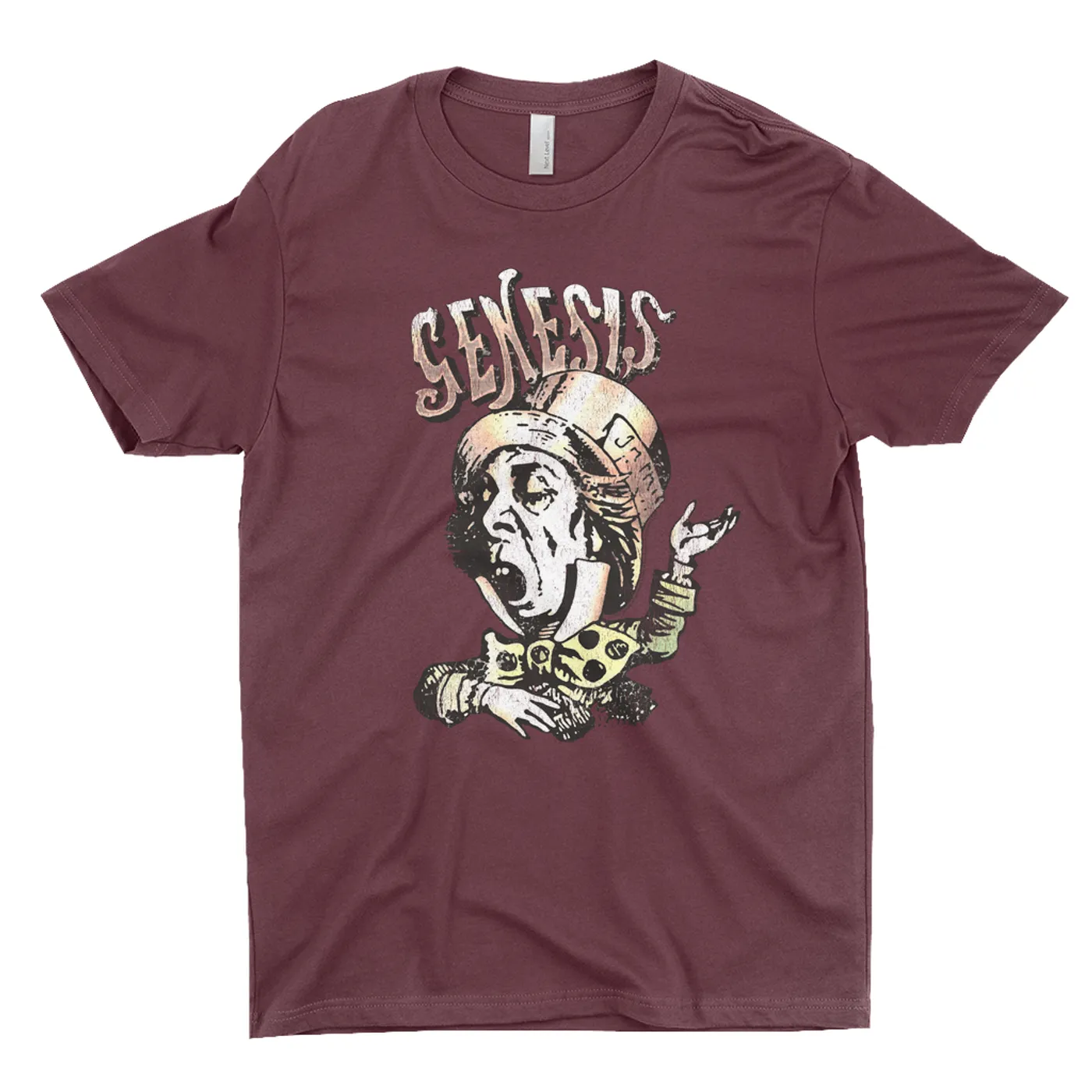 Genesis T-Shirt | Metallic Mad Hatter Image Genesis Shirt