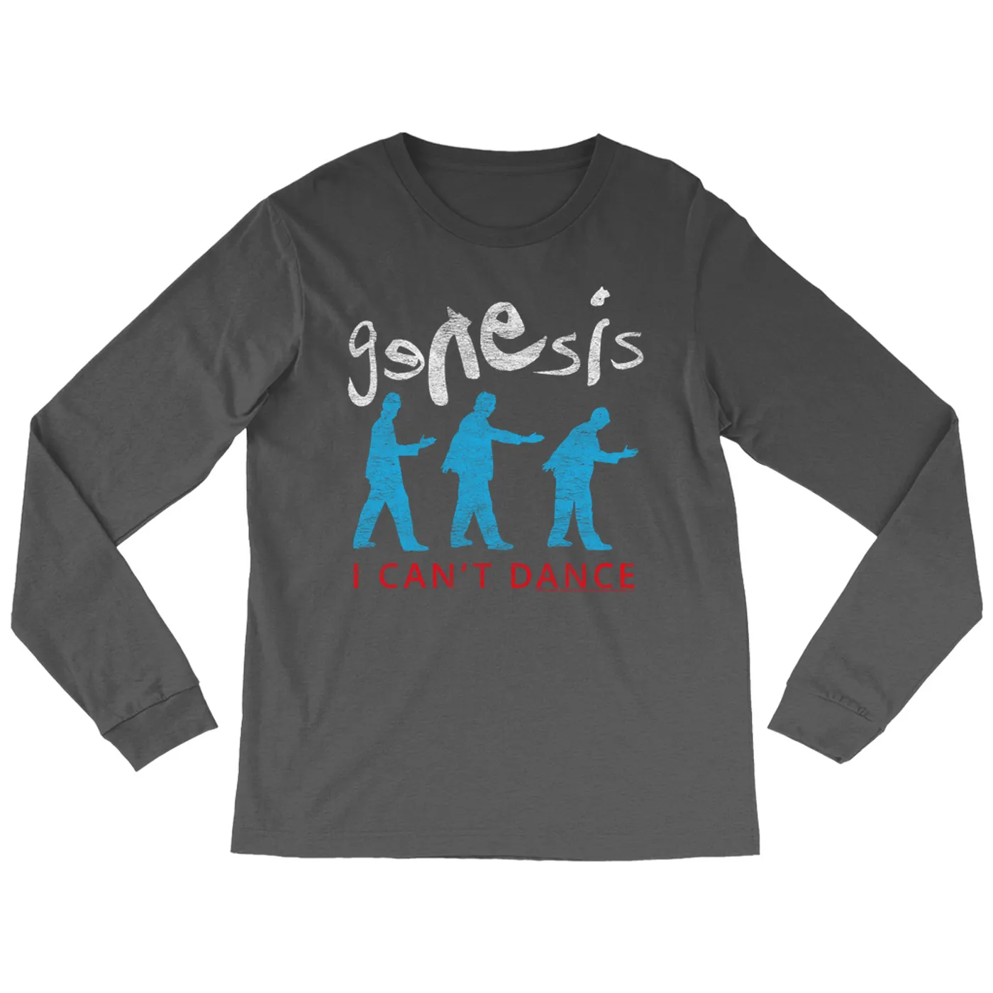 Genesis Long Sleeve Shirt | I Can't Dance Logo Distressed Genesis Shirt