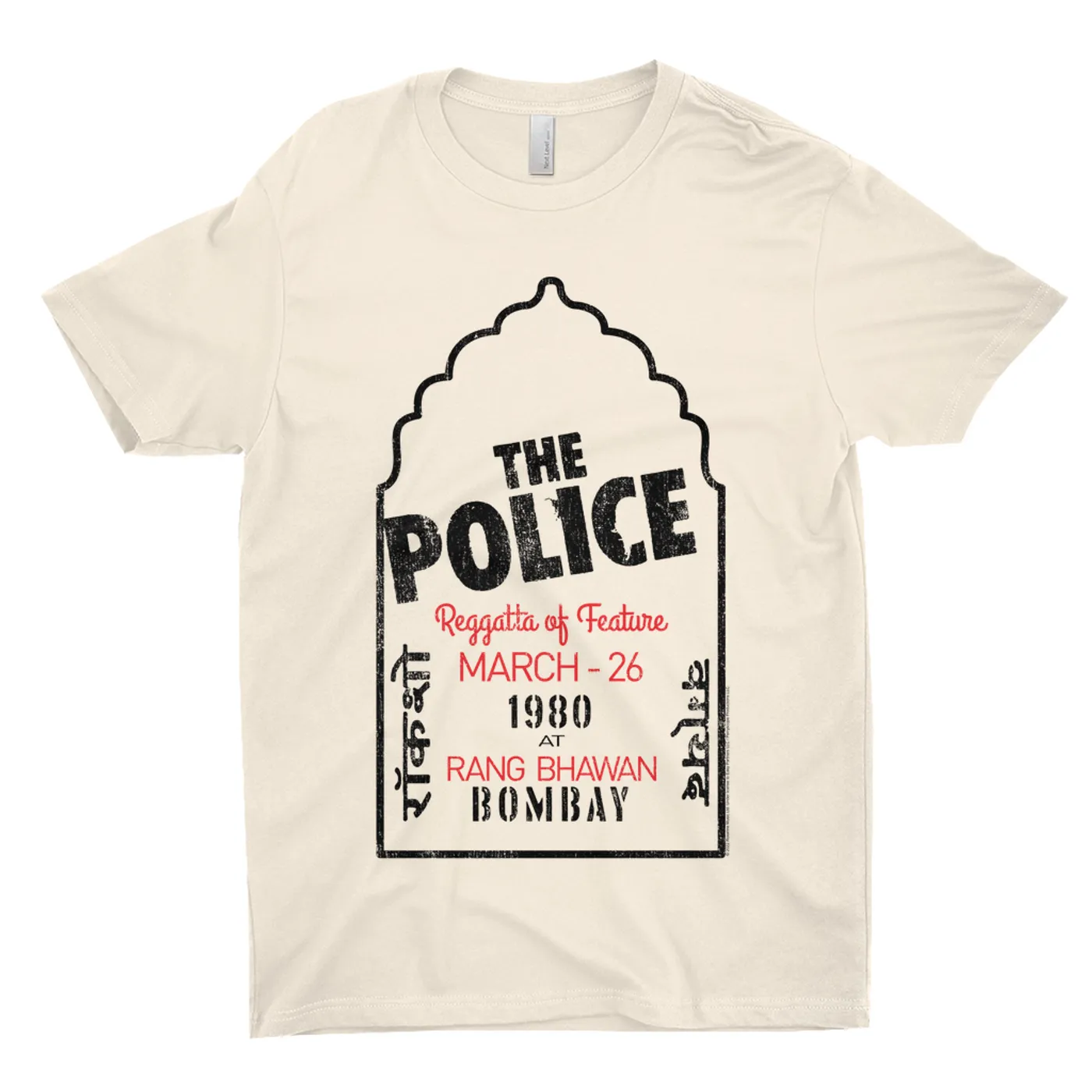 The Police T-Shirt | Bombay 1980 Concert The Police Shirt