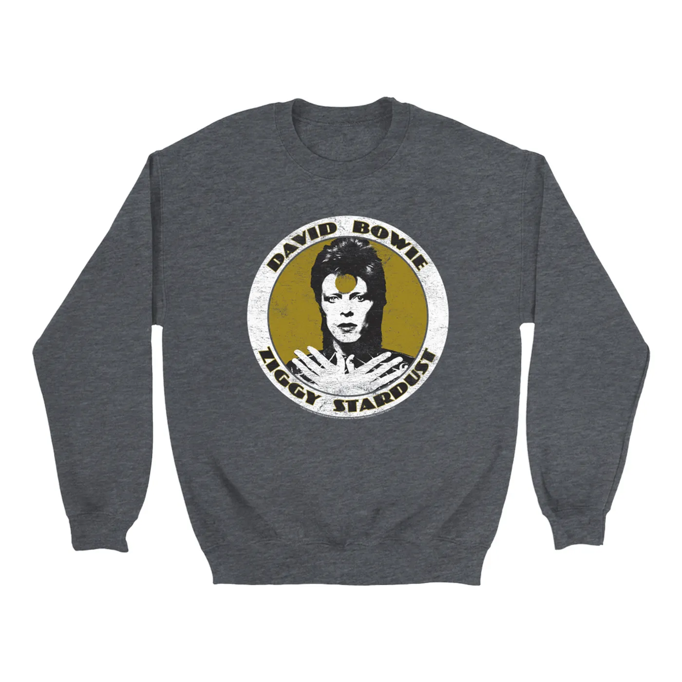 David Bowie Sweatshirt | Golden Bowie As Ziggy Stardust David Bowie Sweatshirt