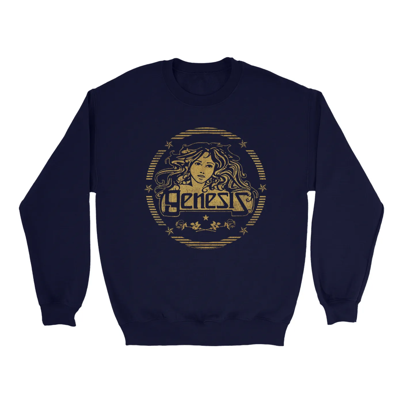 Genesis Sweatshirt | Band Art Nouveau Gold Logo Genesis Sweatshirt