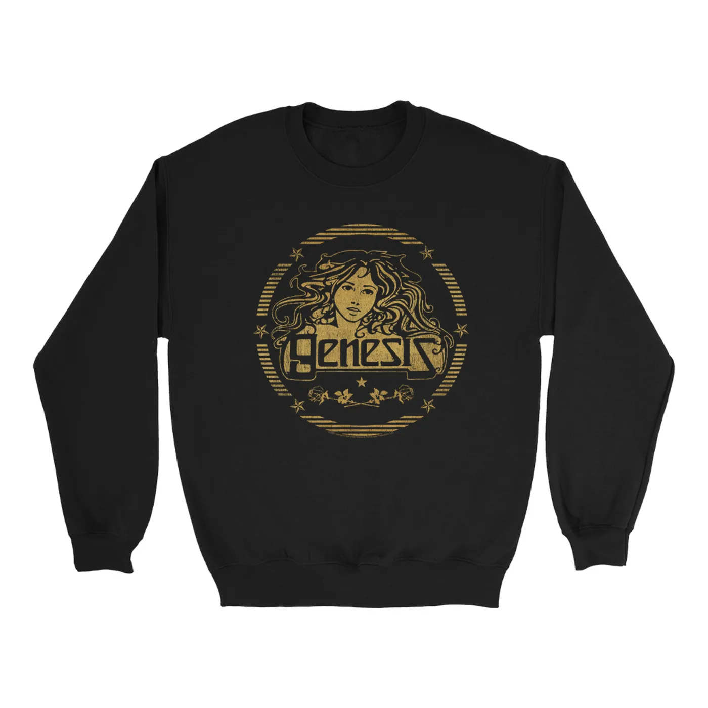 Genesis Sweatshirt | Band Art Nouveau Gold Logo Genesis Sweatshirt