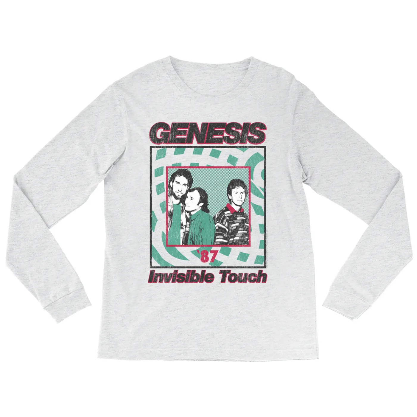 Genesis Long Sleeve Shirt | 1987 Invisible Touch Promo Design Genesis Shirt