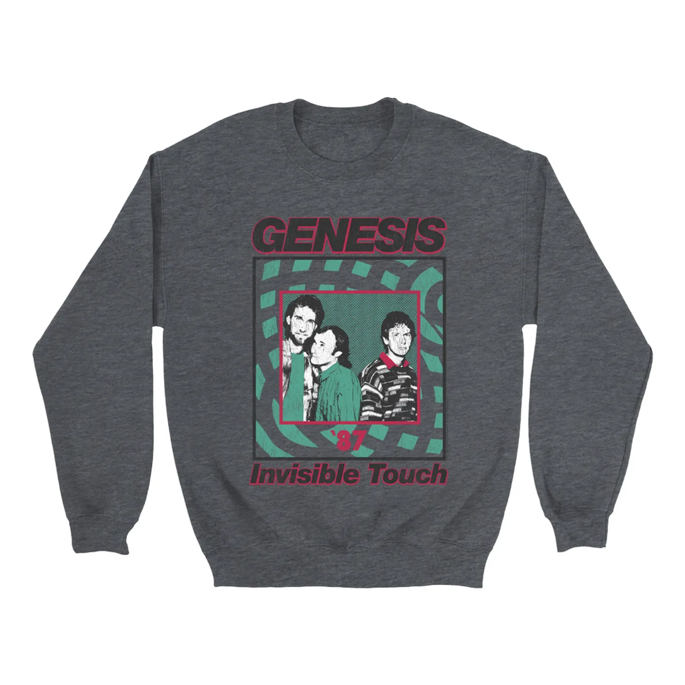 Genesis Sweatshirt | 1987 Invisible Touch Promo Design Genesis Sweatshirt