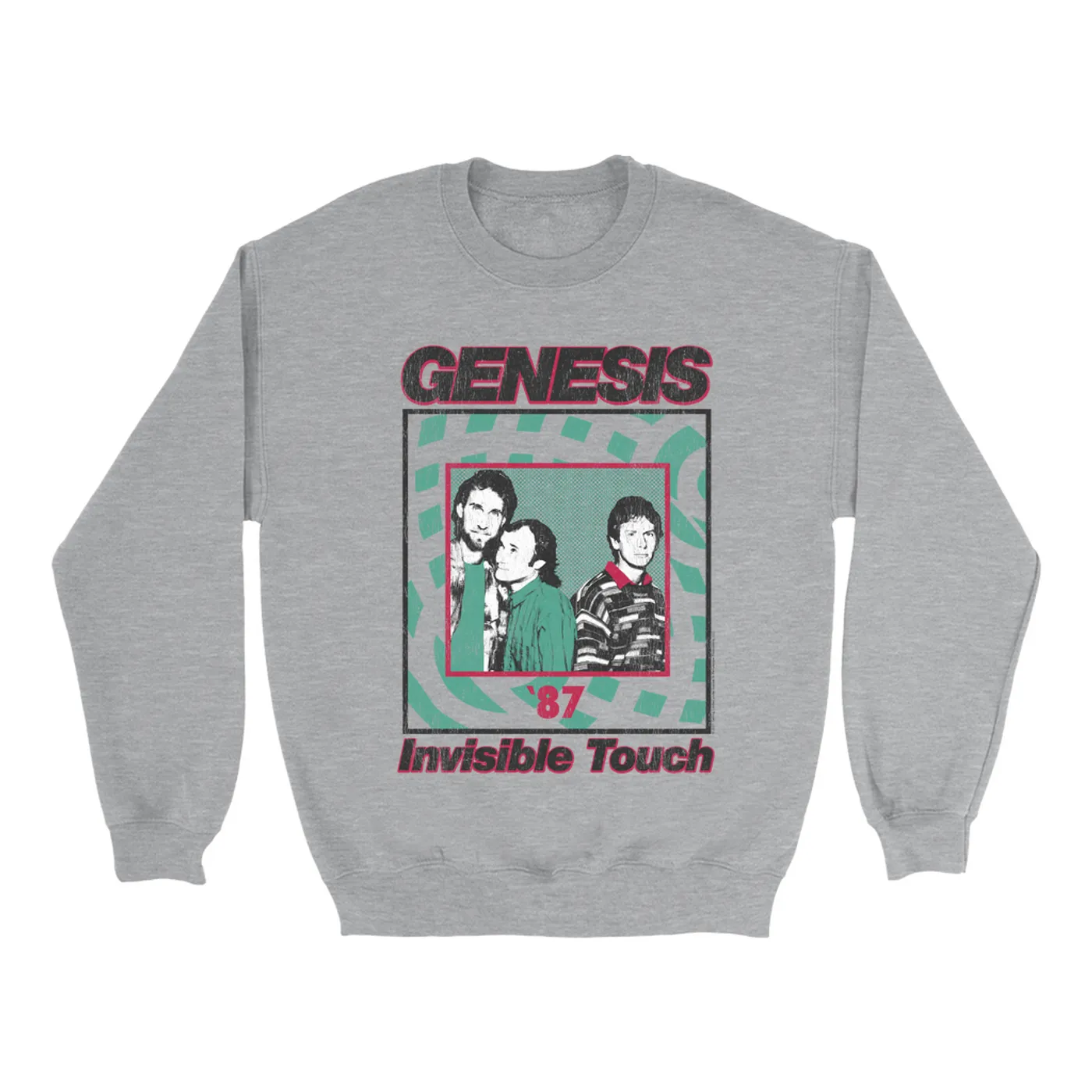 Genesis Sweatshirt | 1987 Invisible Touch Promo Design Genesis Sweatshirt