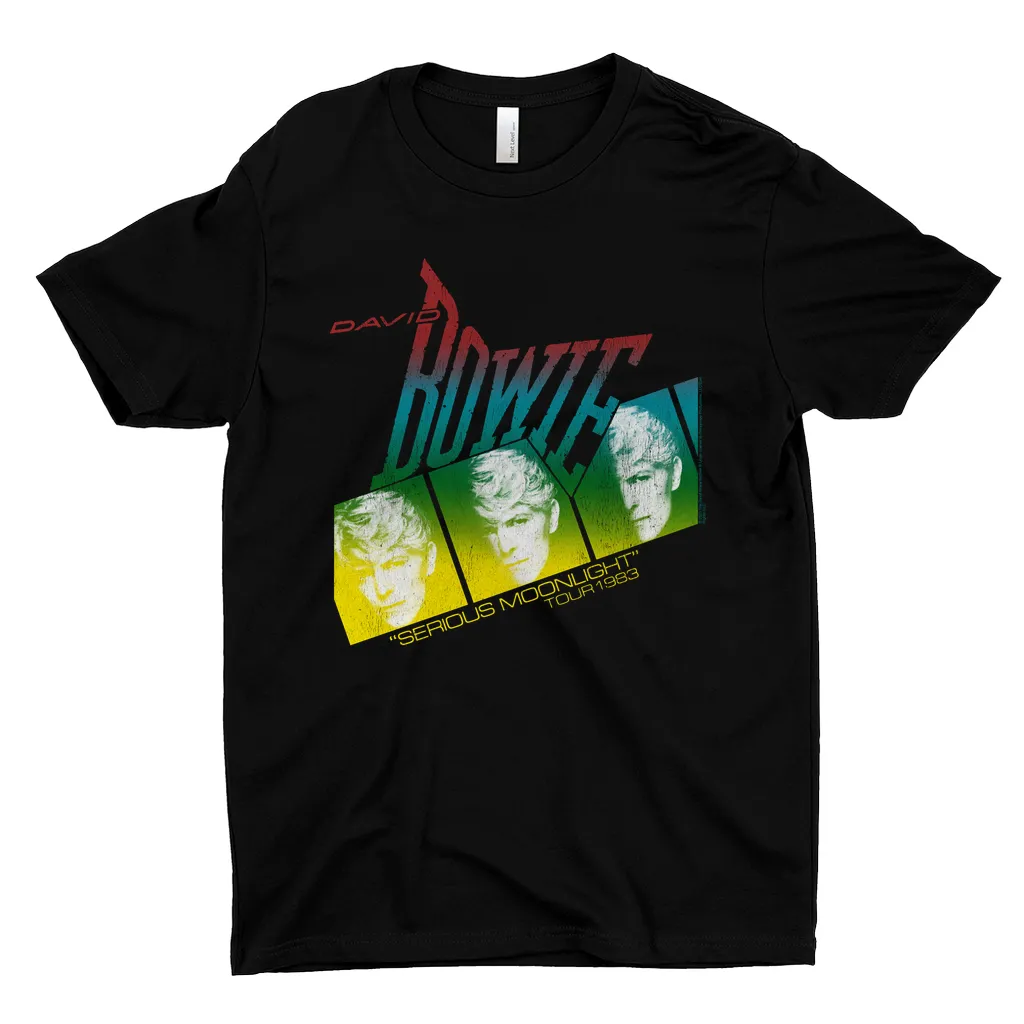 T-Shirt | Rainbow Ombre Serious Moonlight Concert Distressed Shirt