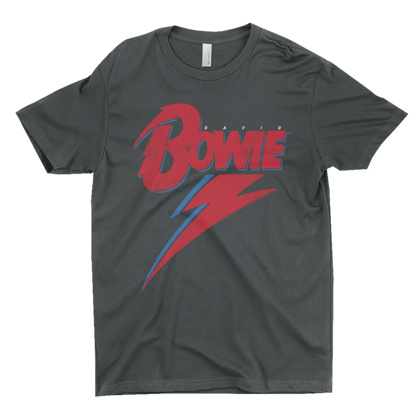 David Bowie T-Shirt | Contemporary Lightning Bolt Logo Distressed David Bowie Shirt