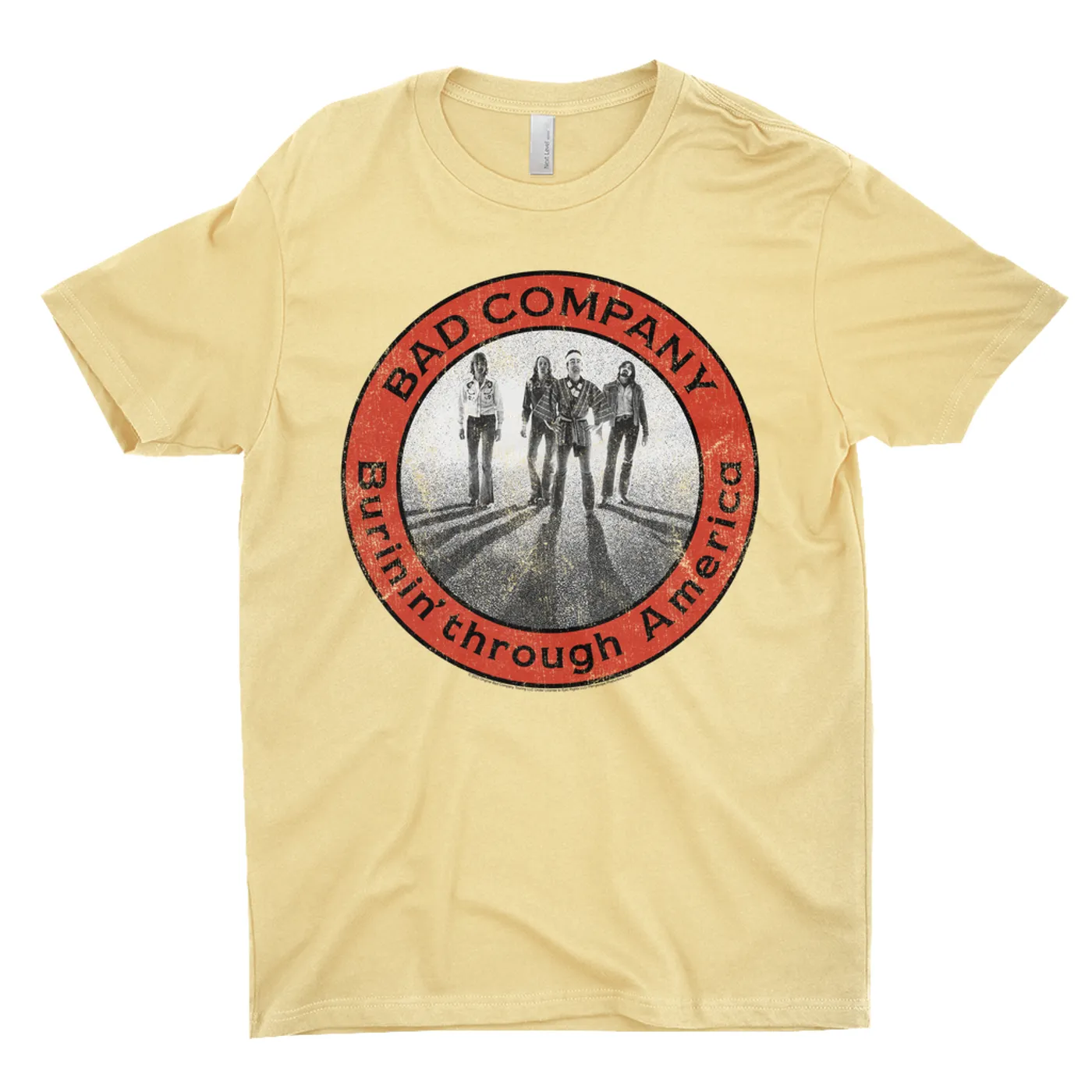 Bad Company T-Shirt | Burnin Through America Design Bad Company Shirt