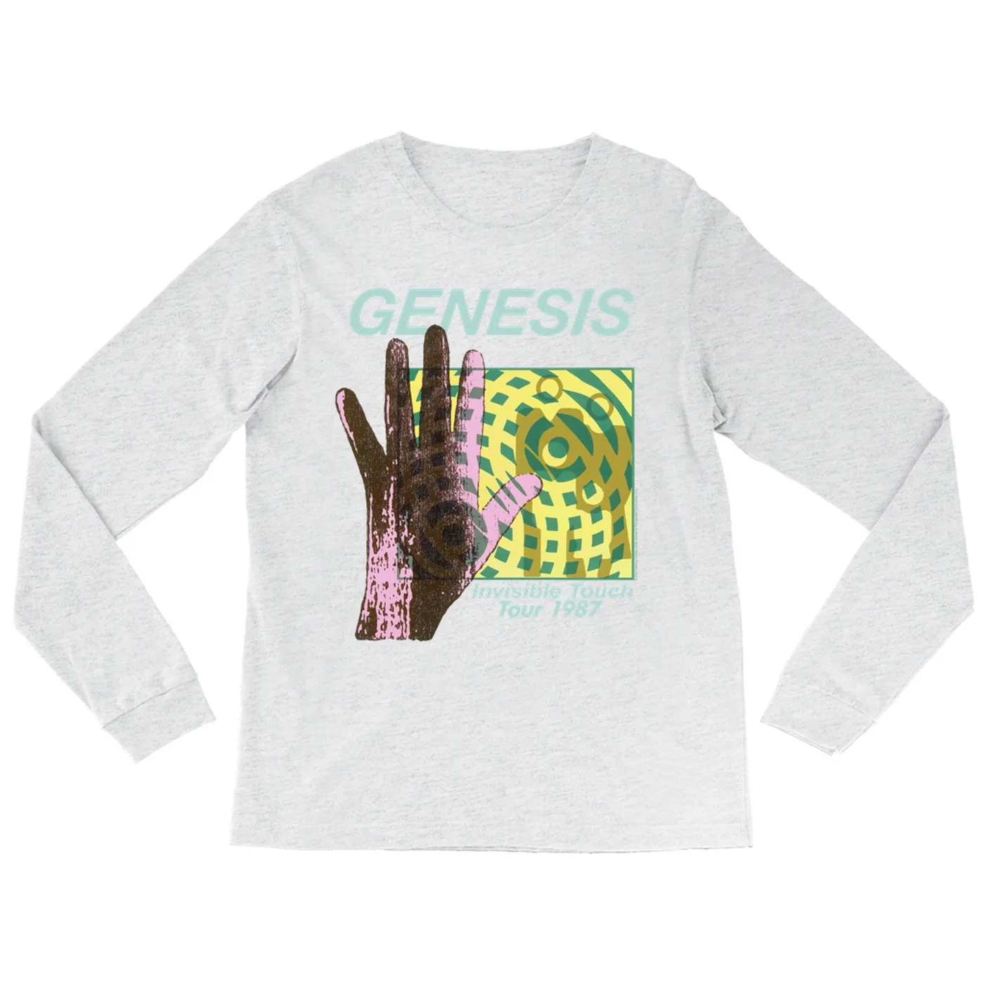 Genesis Long Sleeve Shirt | Modern 1987 Invisible Touch Album Design Genesis Shirt