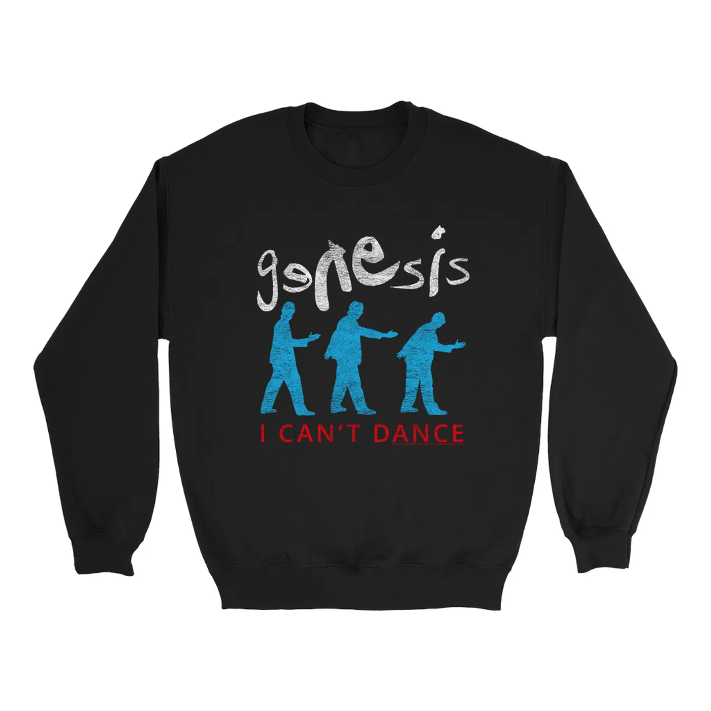 Genesis Sweatshirt | I Can't Dance Logo Distressed Genesis Sweatshirt