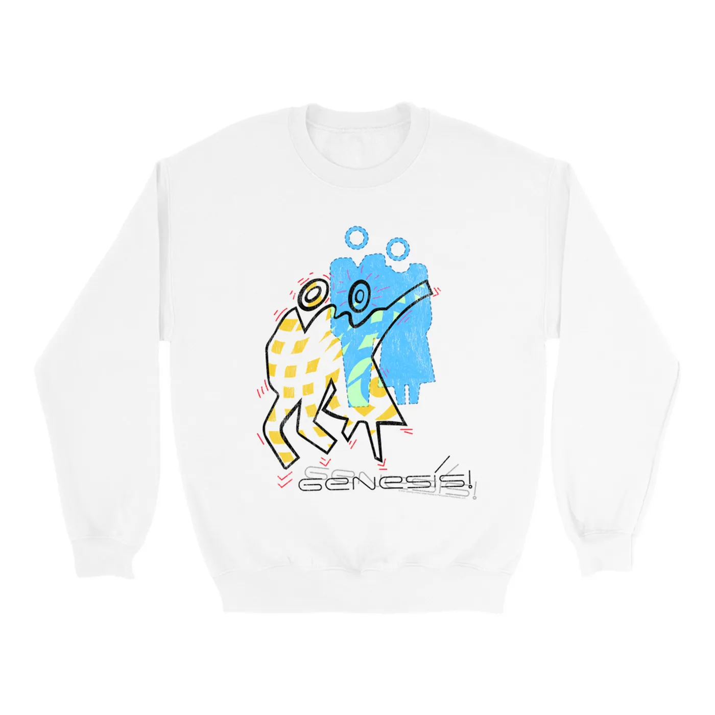 Genesis Sweatshirt | Artistic Cartoon Illustration Pastels Genesis Sweatshirt