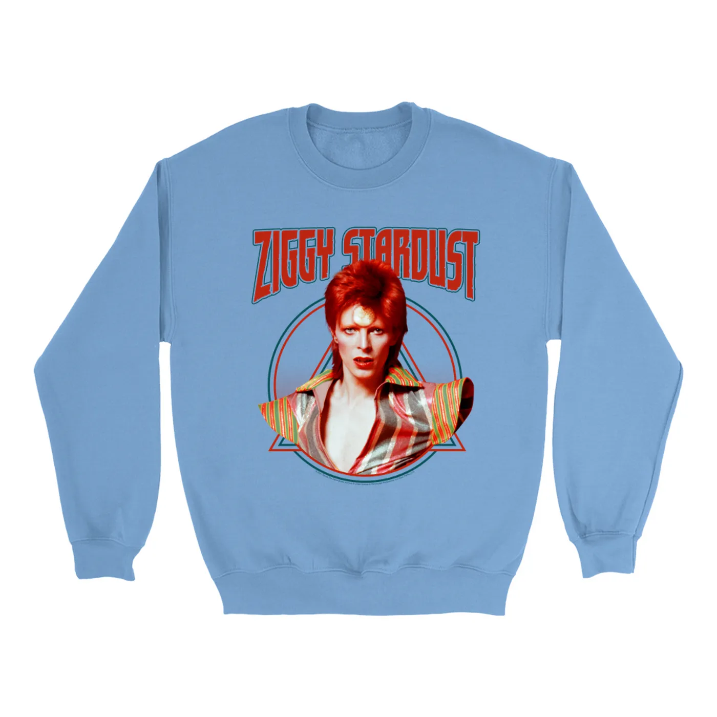 David Bowie Bright Colored Sweatshirt | Featuring Ziggy Stardust David Bowie Sweatshirt