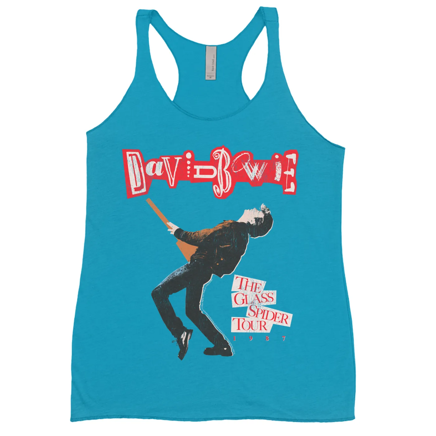 David Bowie Ladies' Tank Top | The Glass Spider Tour Album Design David Bowie Shirt