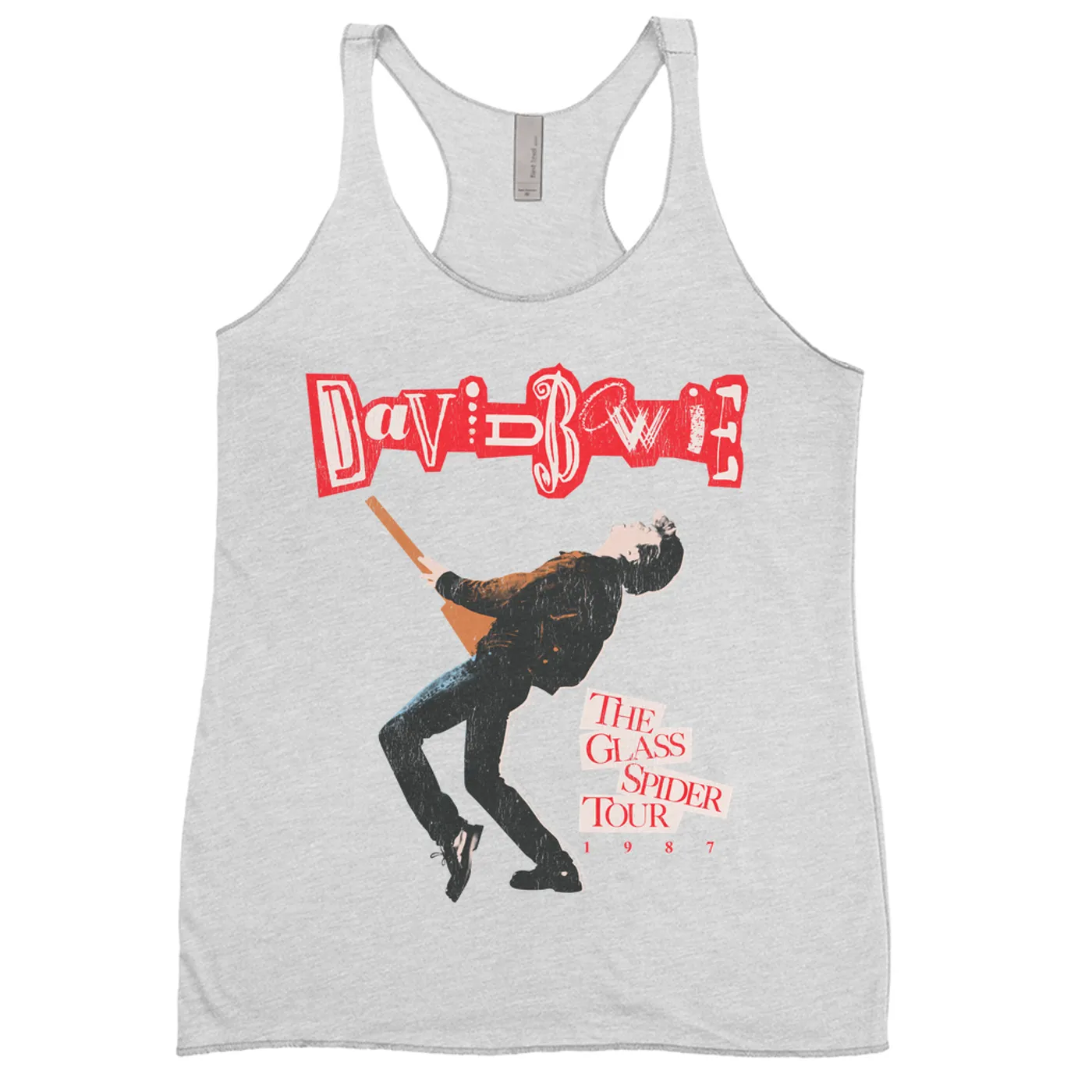 David Bowie Ladies' Tank Top | The Glass Spider Tour Album Design David Bowie Shirt