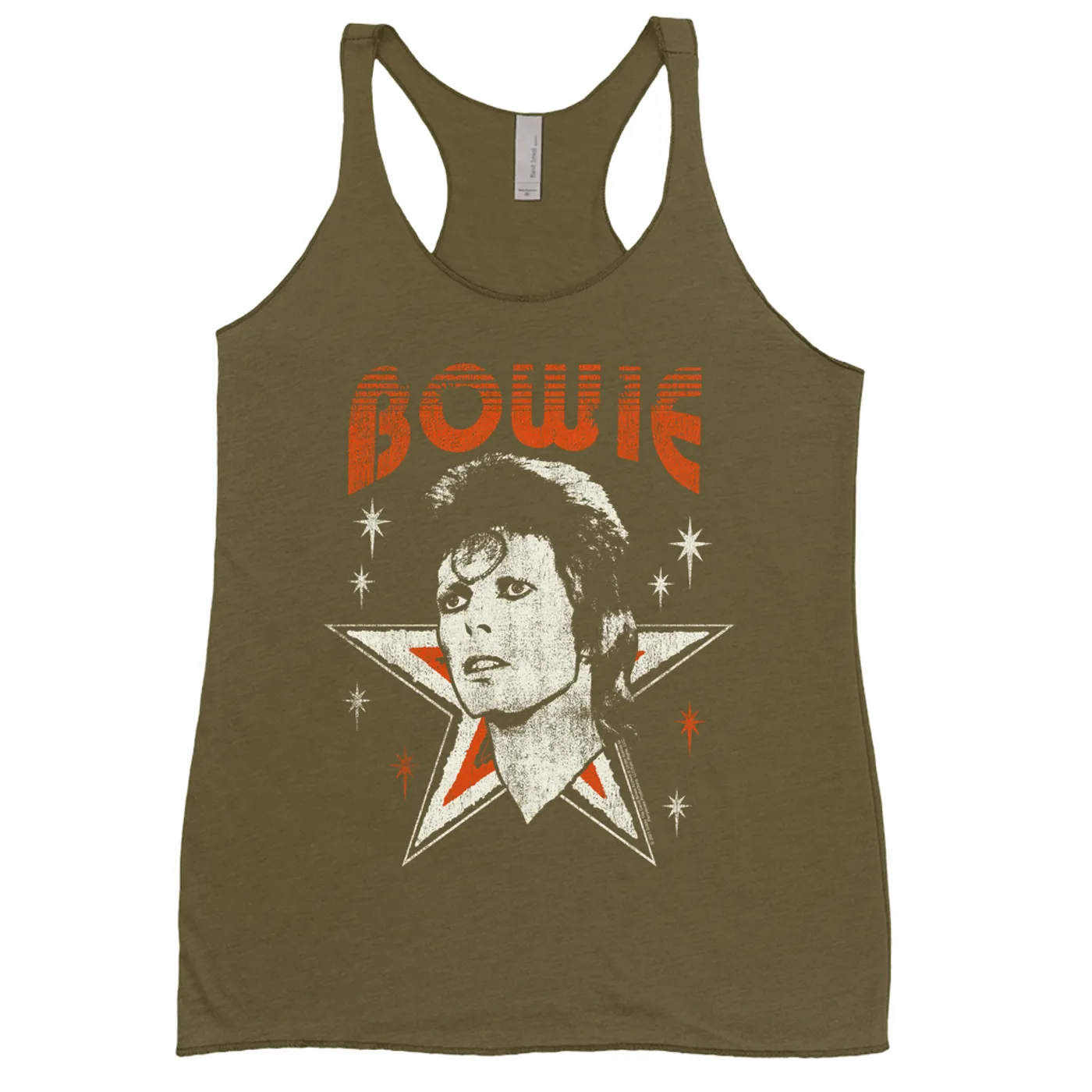 David Bowie Ladies' Tank Top | Vintage Retro Star Design Logo David Bowie Shirt