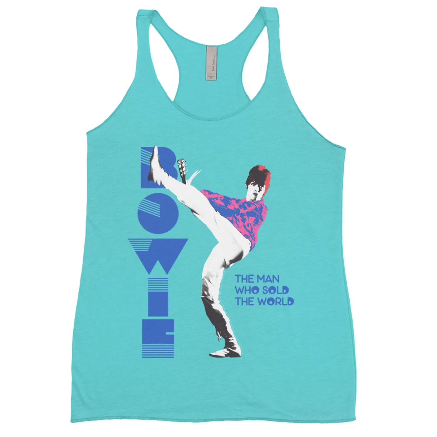 David Bowie Ladies' Tank Top | The Man Who Sold The World Pastel Design David Bowie Shirt