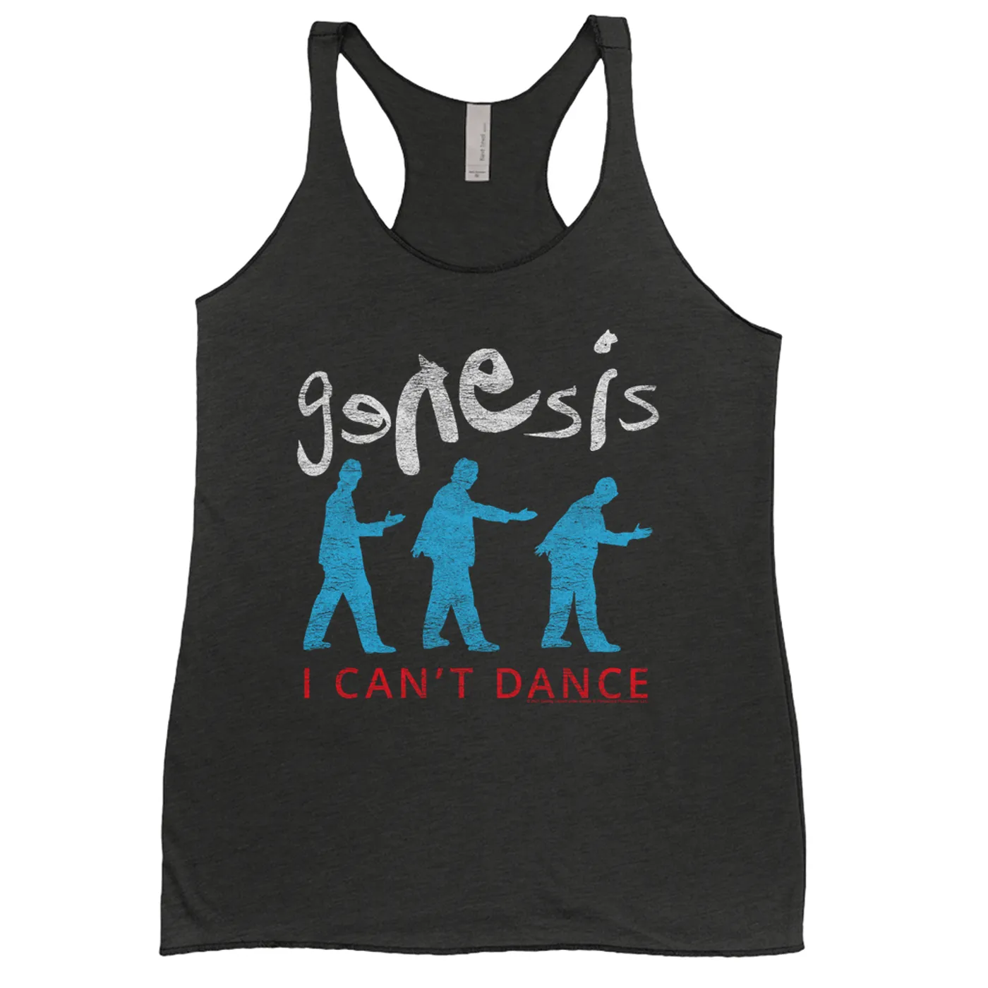 Genesis Ladies' Tank Top | I Can't Dance Logo Distressed Genesis Shirt