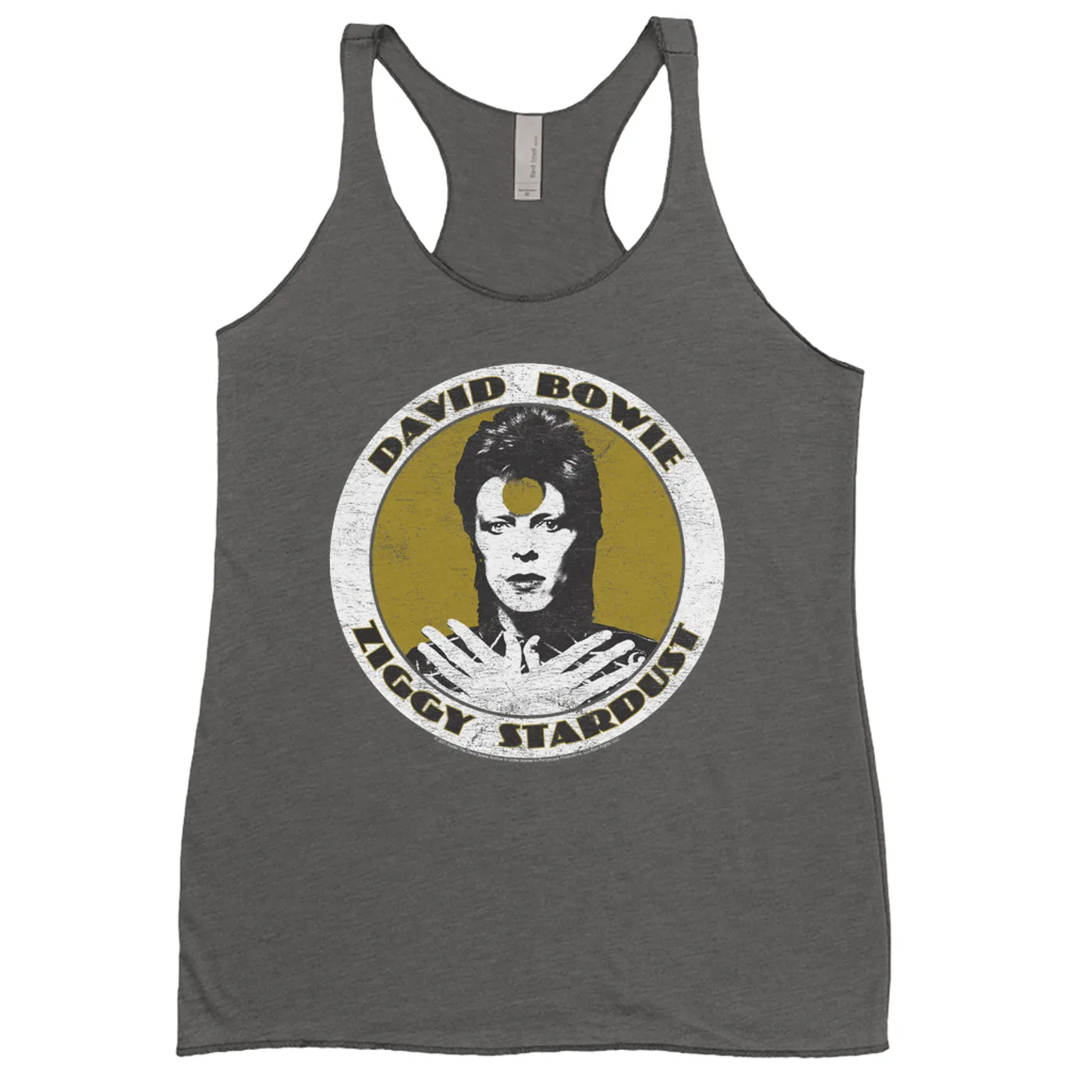 David Bowie Ladies' Tank Top | Golden Bowie As Ziggy Stardust David Bowie Shirt